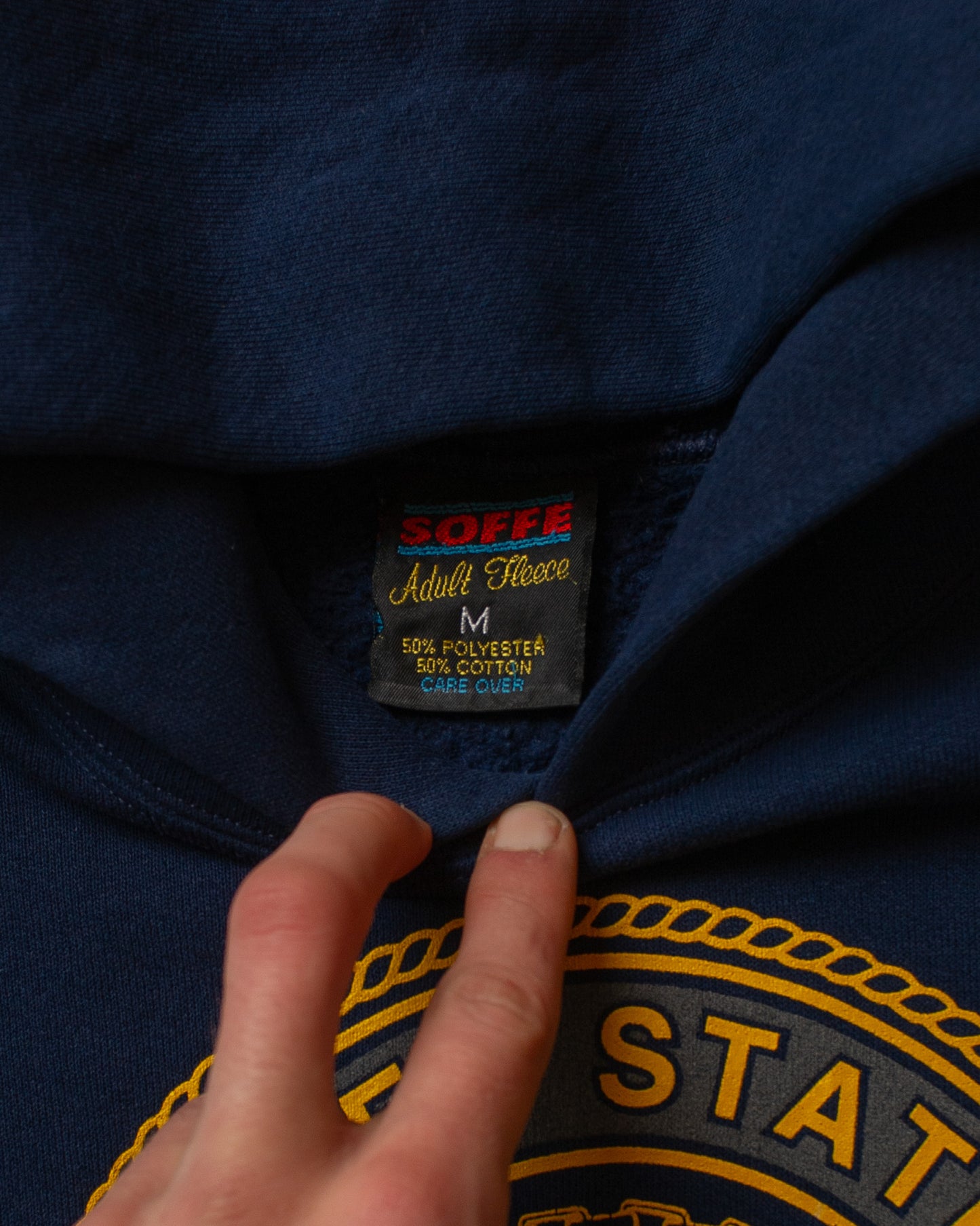 1980/90s US Navy Hoodie navyblue - M/L