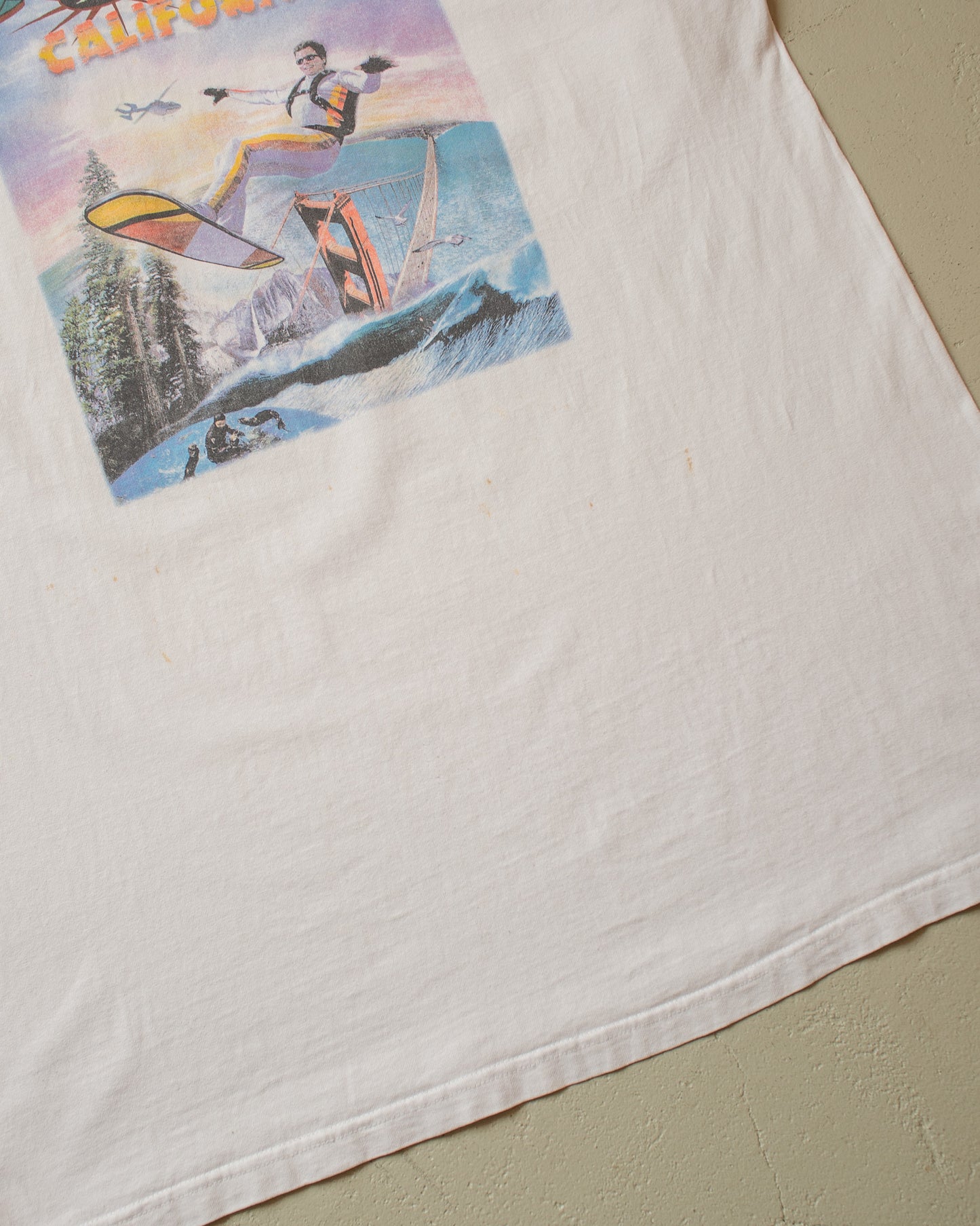 2000 "Adventures in Wild California" Movie T-shirt white - XL/XXL