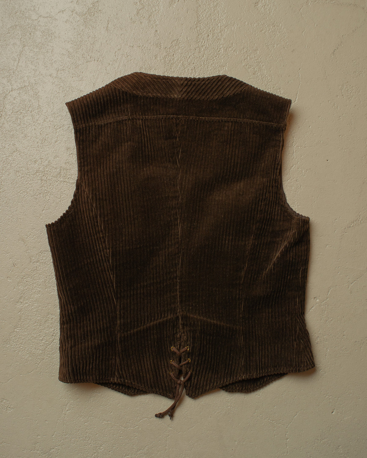1970s Miss Blitt Womens Corduroy Vest brown - M