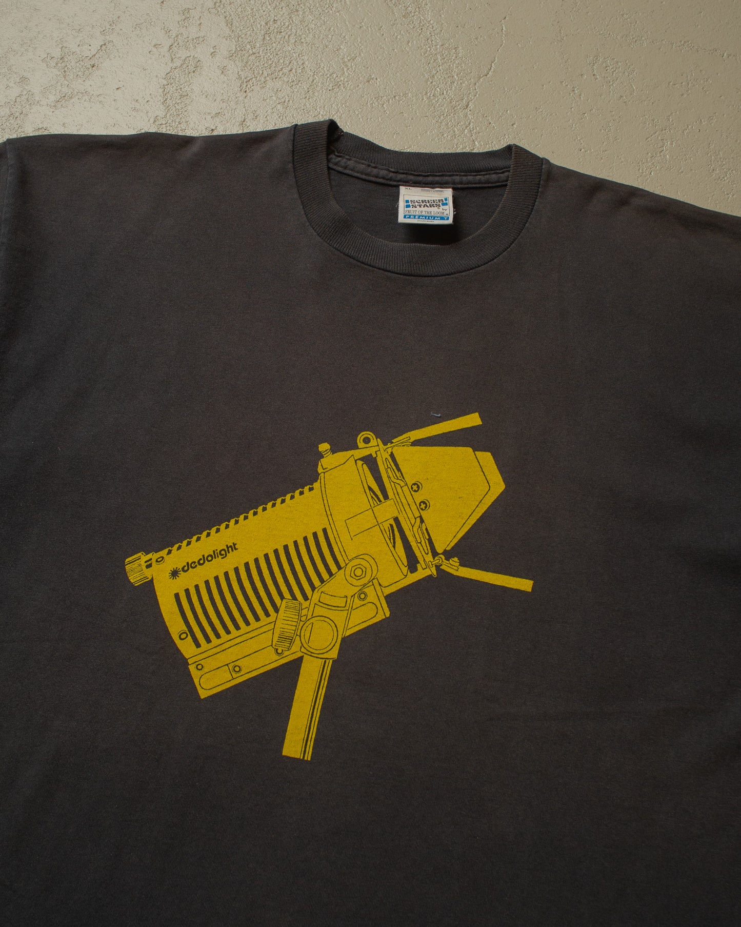1990s Faded dedolight Promo T-shirt black - XL/XXL