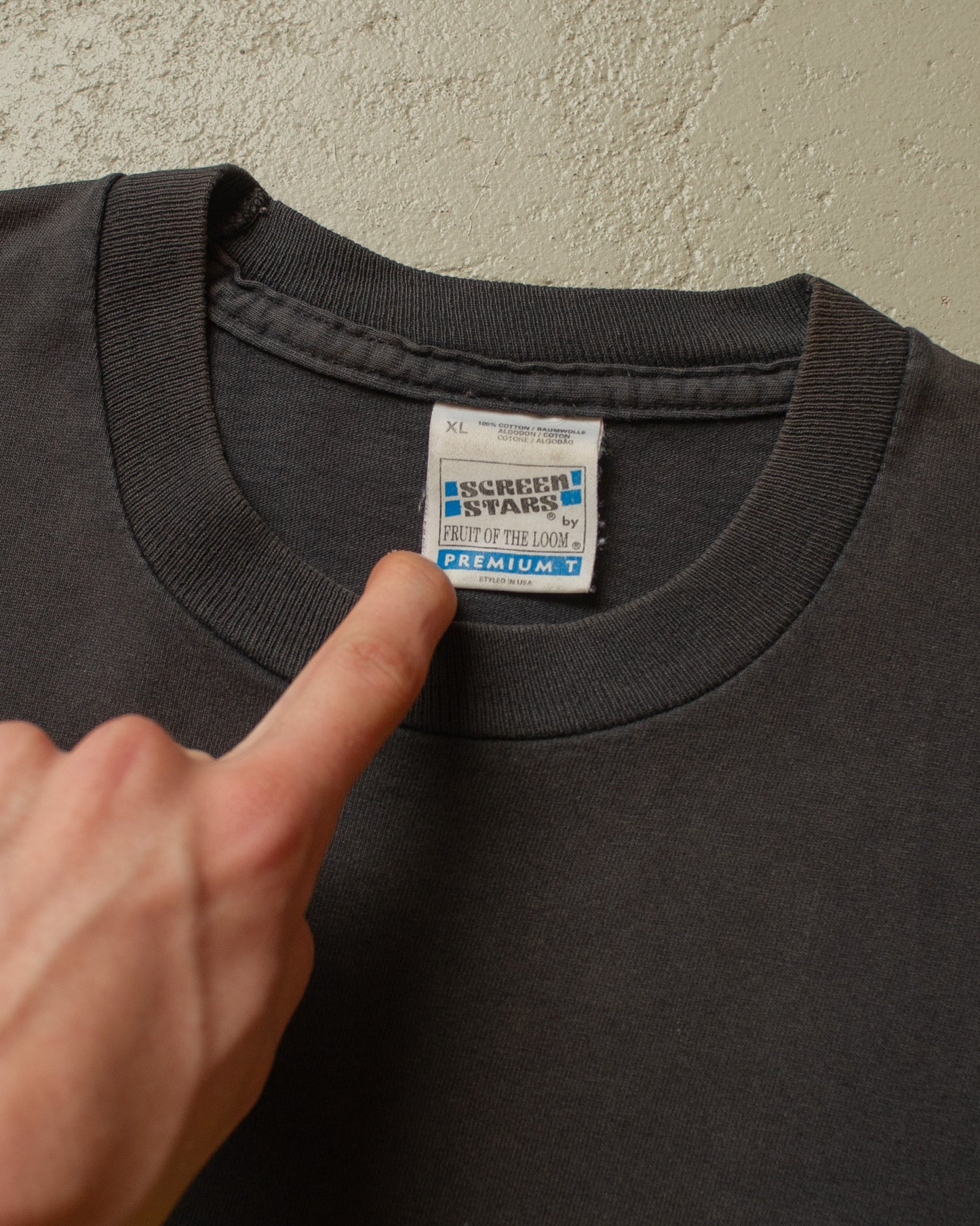 1990s Faded dedolight Promo T-shirt black - XL/XXL