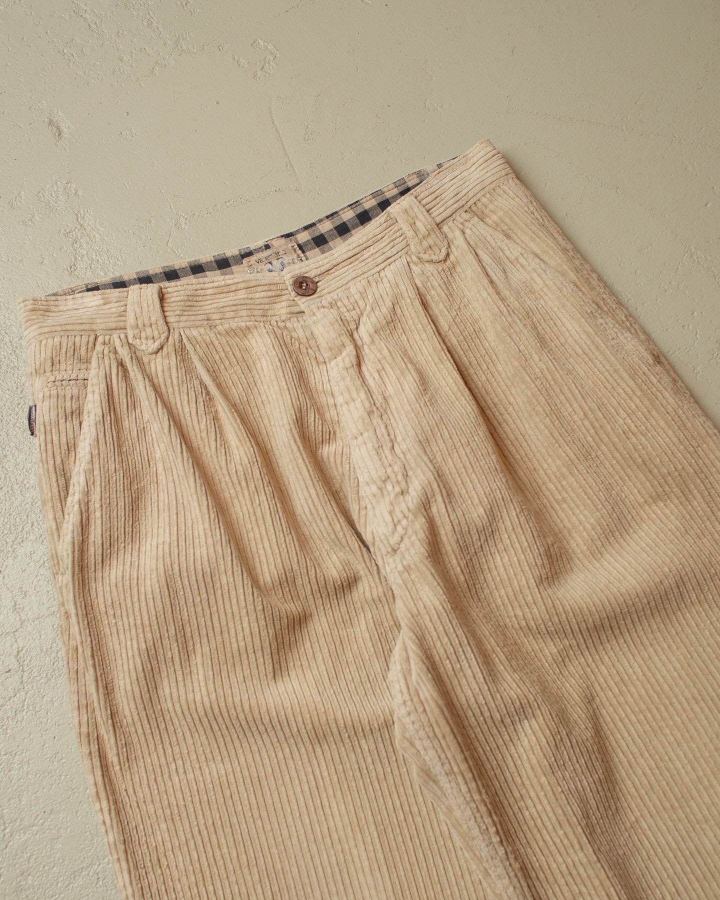 1980s Valentino Corduroy Pants beige - W31 L33