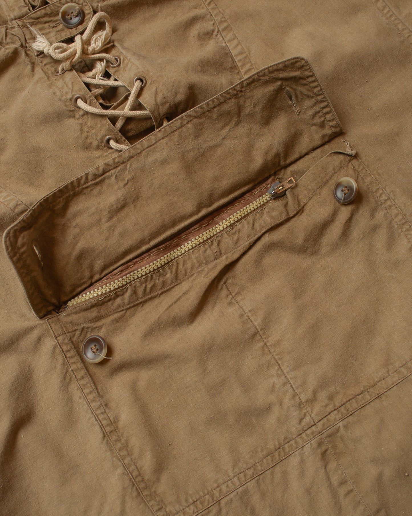 1950s/60s East European Smock brown - M