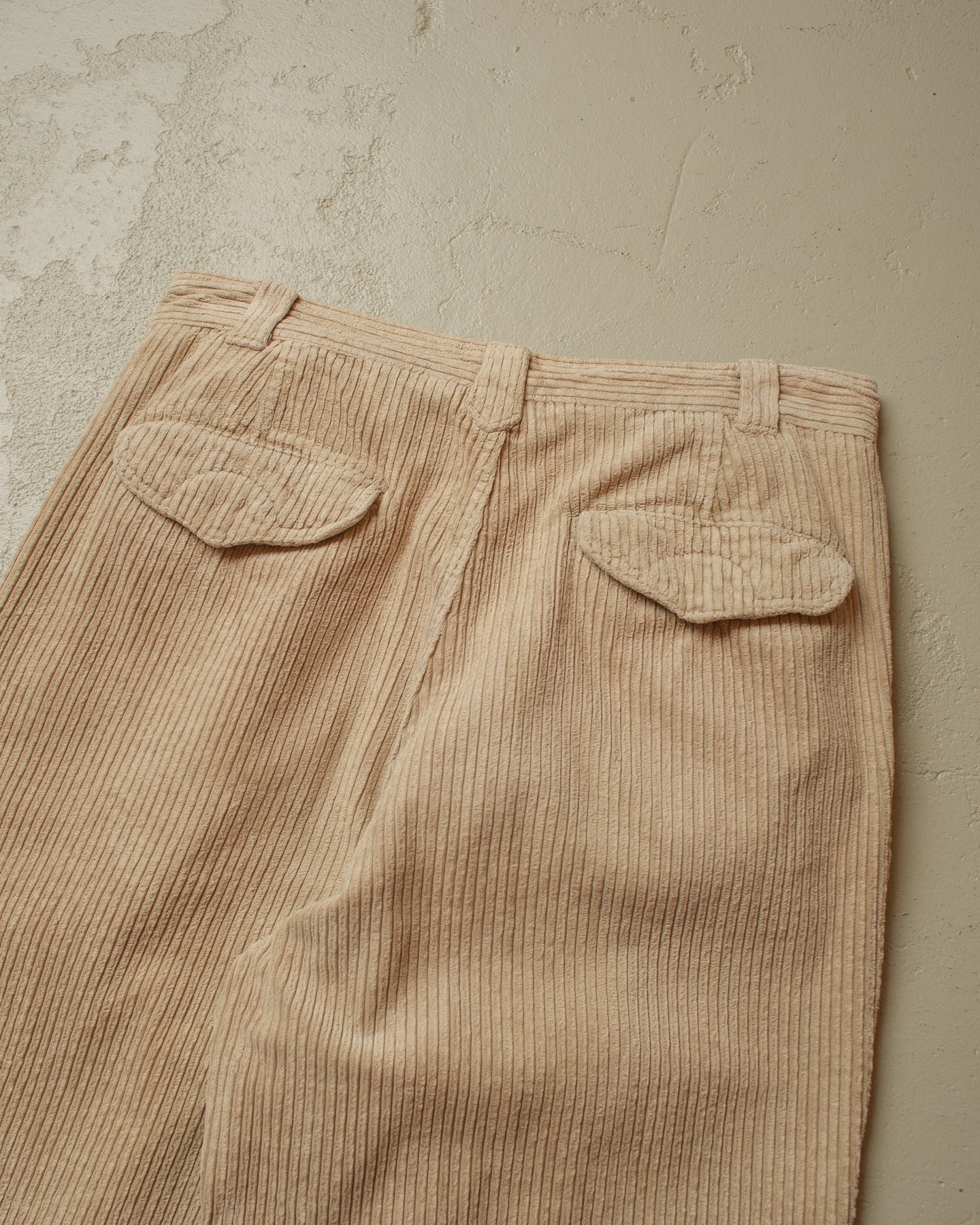 1980s Valentino Corduroy Pants beige - W31 L33