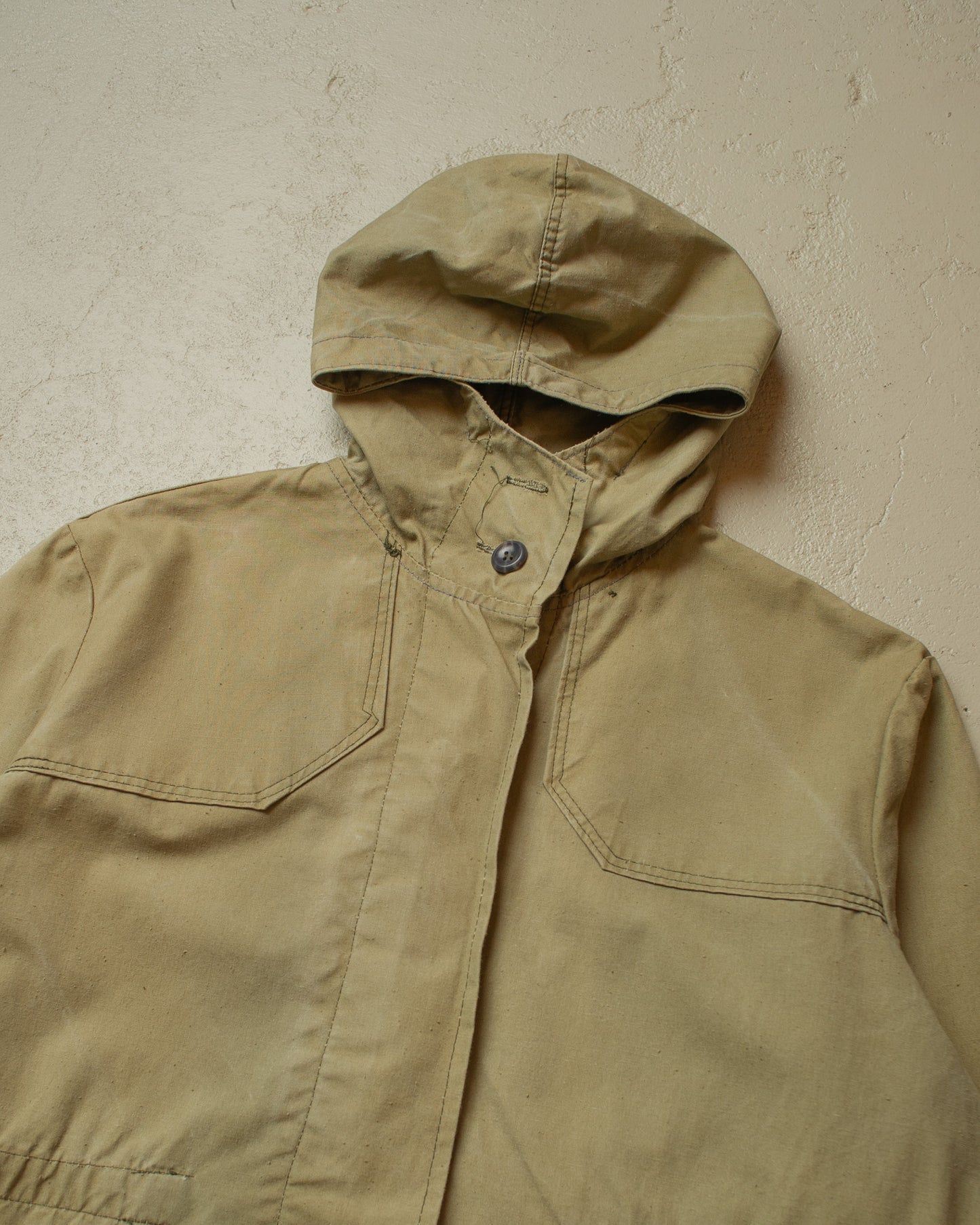 1960s/70s East European Hooded Jacket grey - L/XL