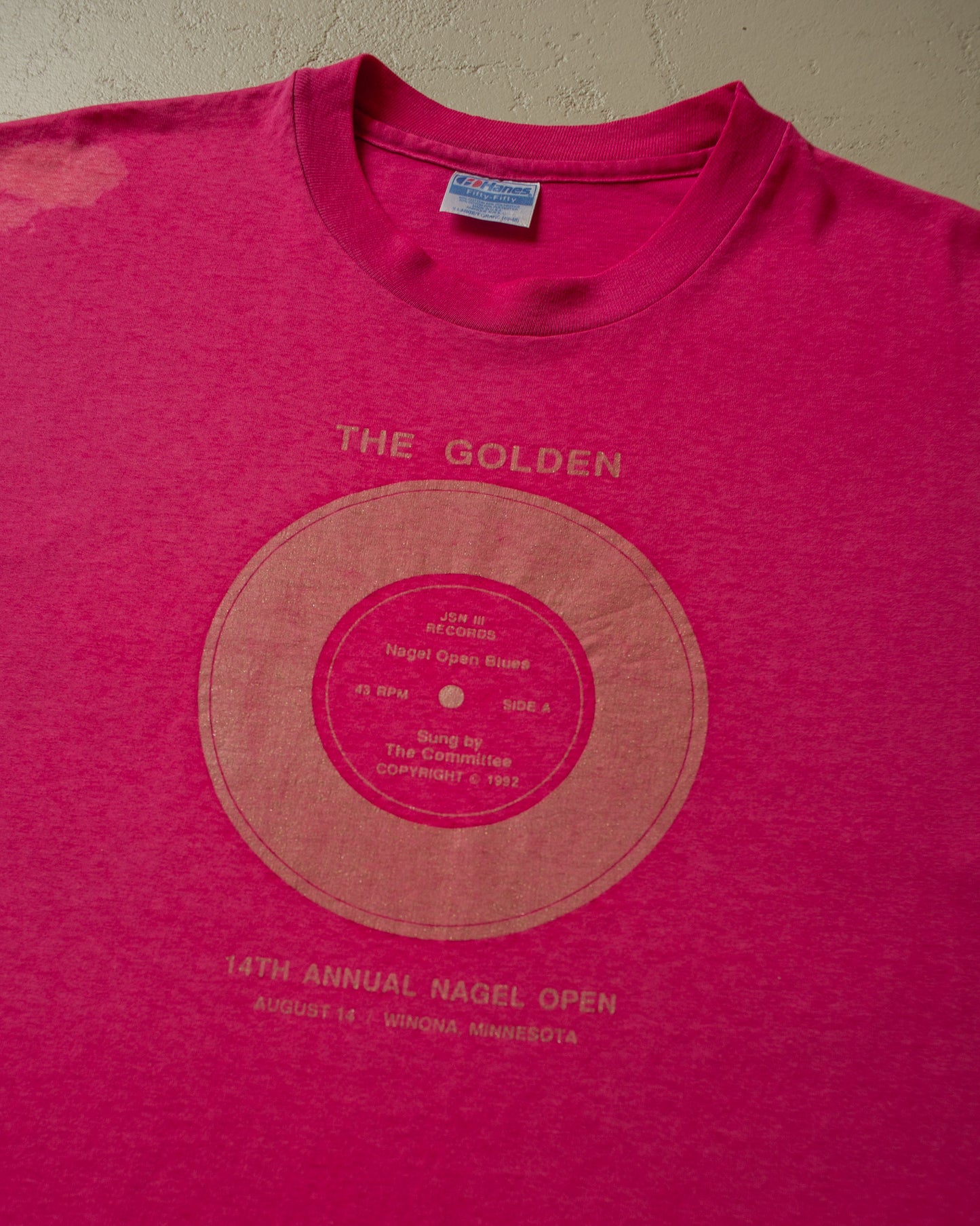 1992 Painter "The Golden" T-shirt pink - XL/XXL