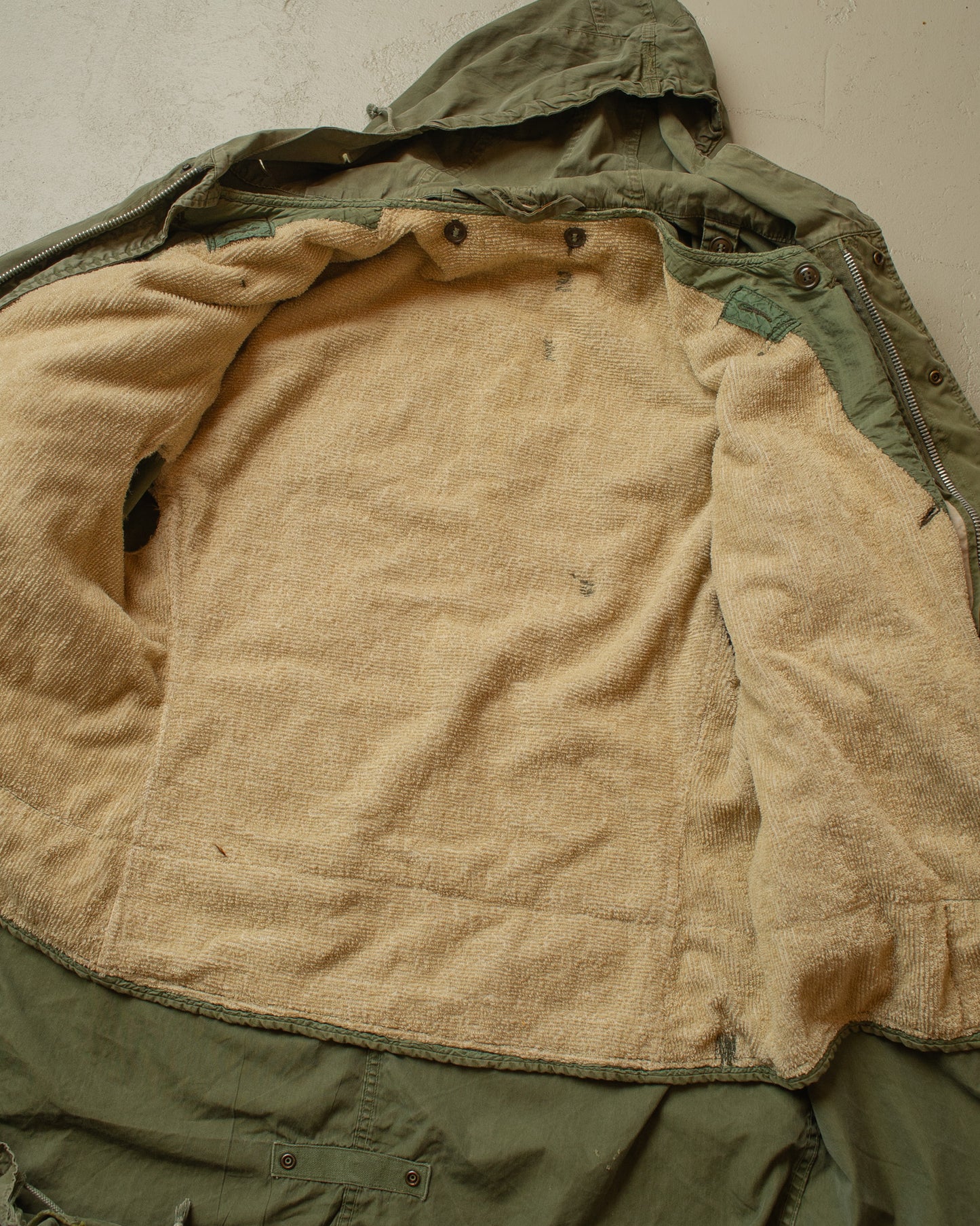 WW2 US Army Shell Parka (+ Liner) green - M/L