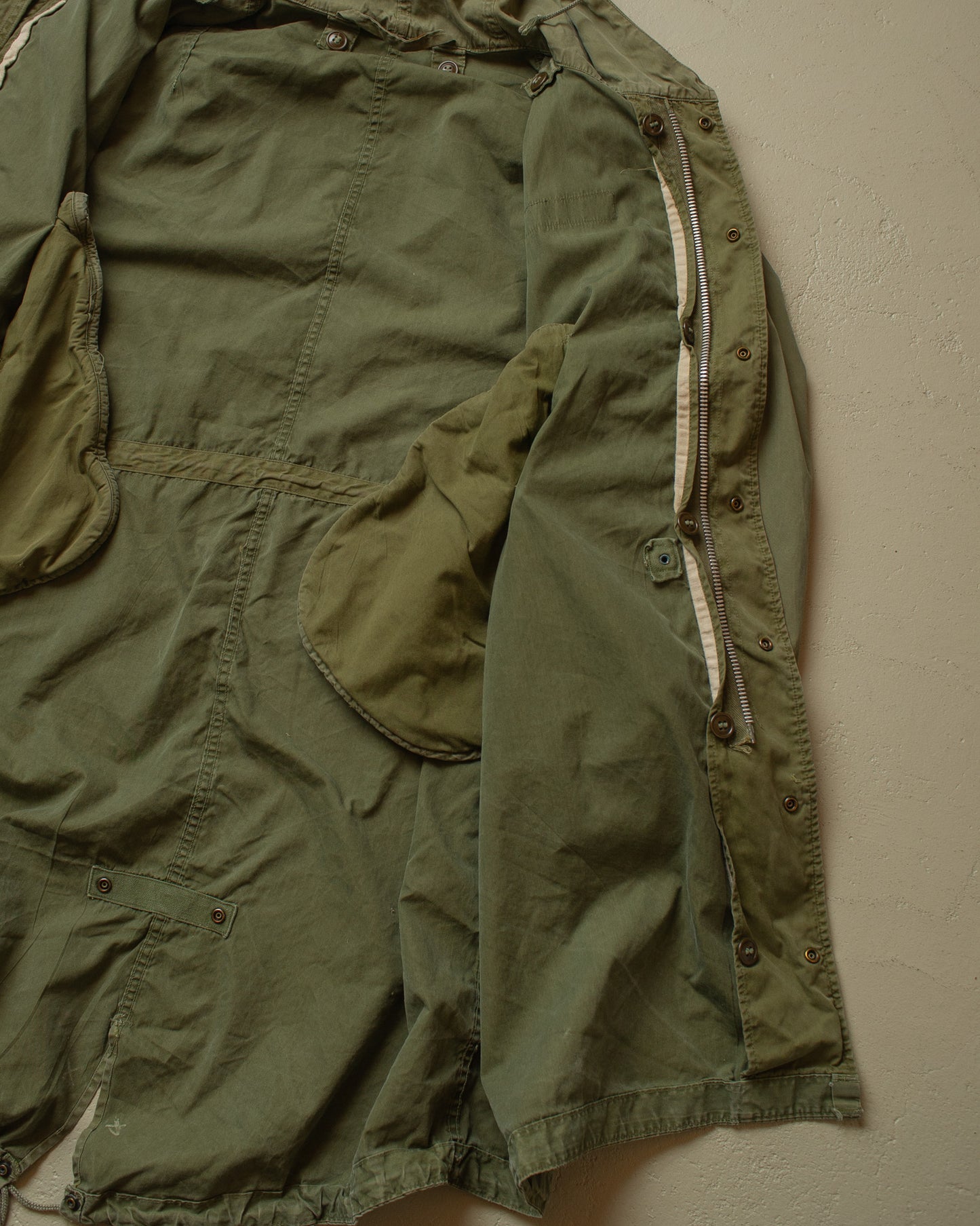 WW2 US Army Shell Parka (+ Liner) green - M/L
