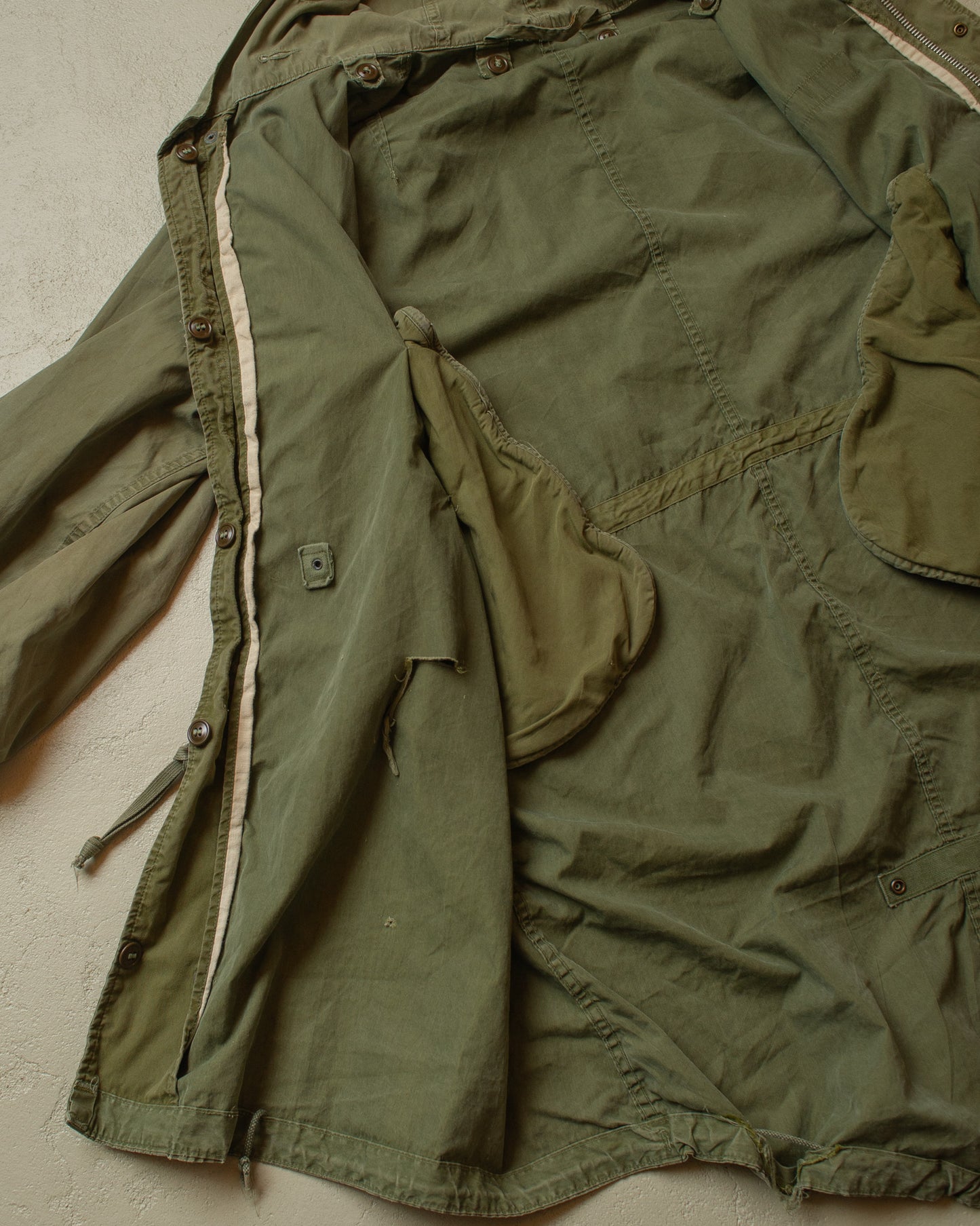 WW2 US Army Shell Parka (+ Liner) green - M/L