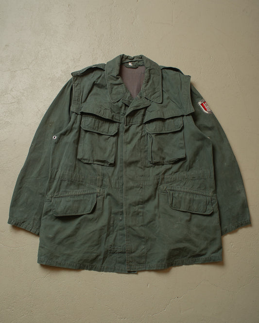 1971 Polizei Hamburg Jacket faded green - XL/XXL