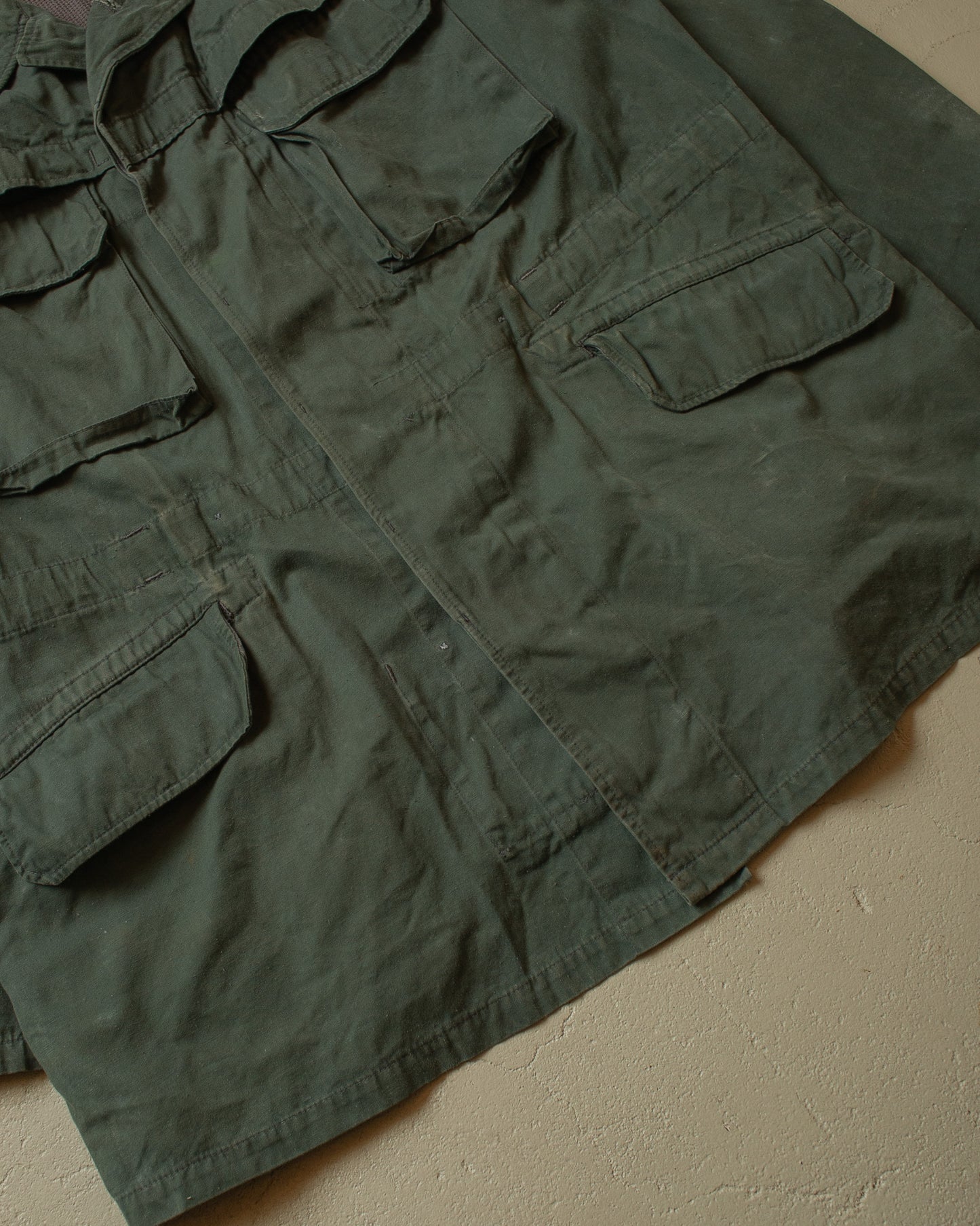 1971 Polizei Hamburg Jacket faded green - XL/XXL