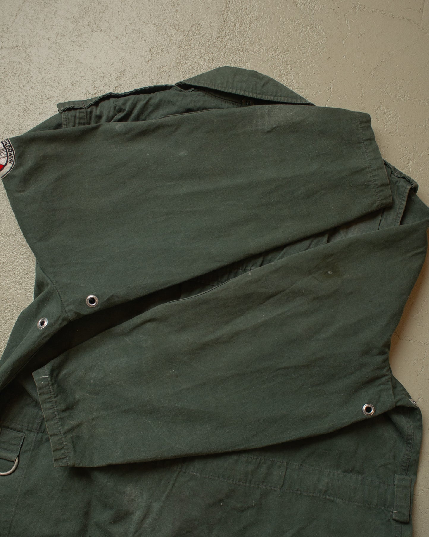 1971 Polizei Hamburg Jacket faded green - XL/XXL