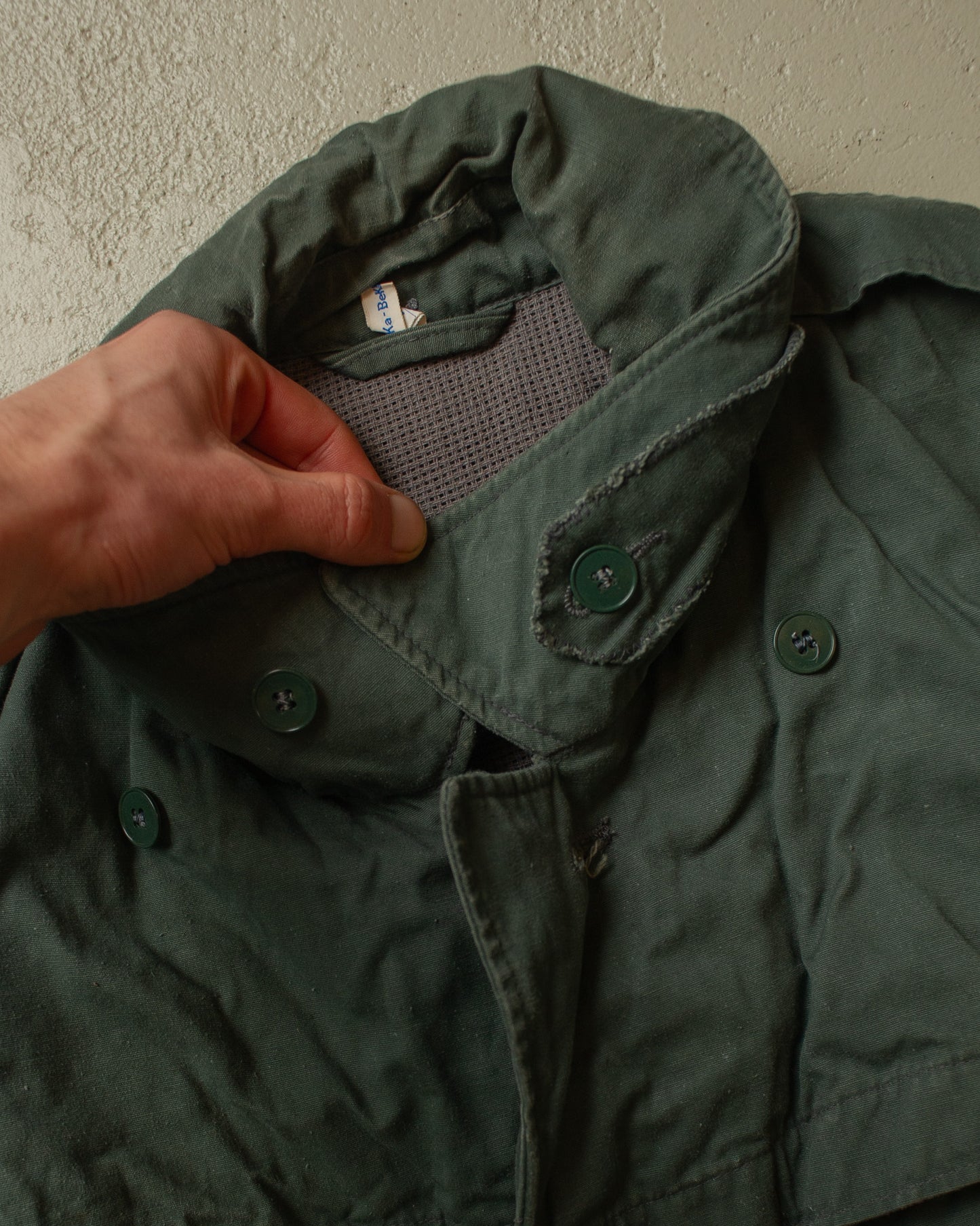 1971 Polizei Hamburg Jacket faded green - XL/XXL