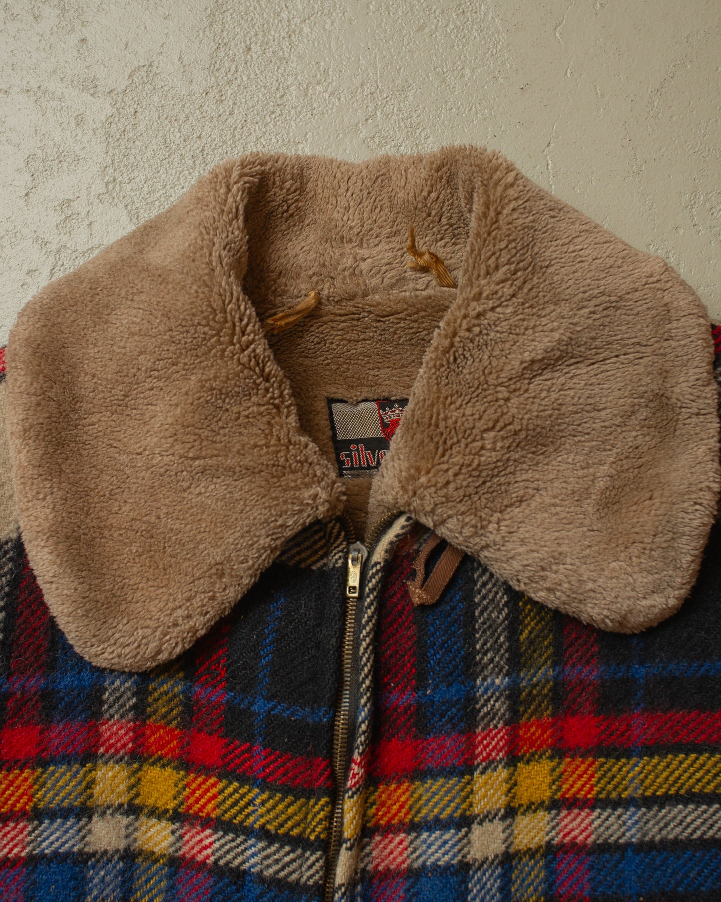 1960s thrashed Silverstone Sherpa Lined Jacket multi - M