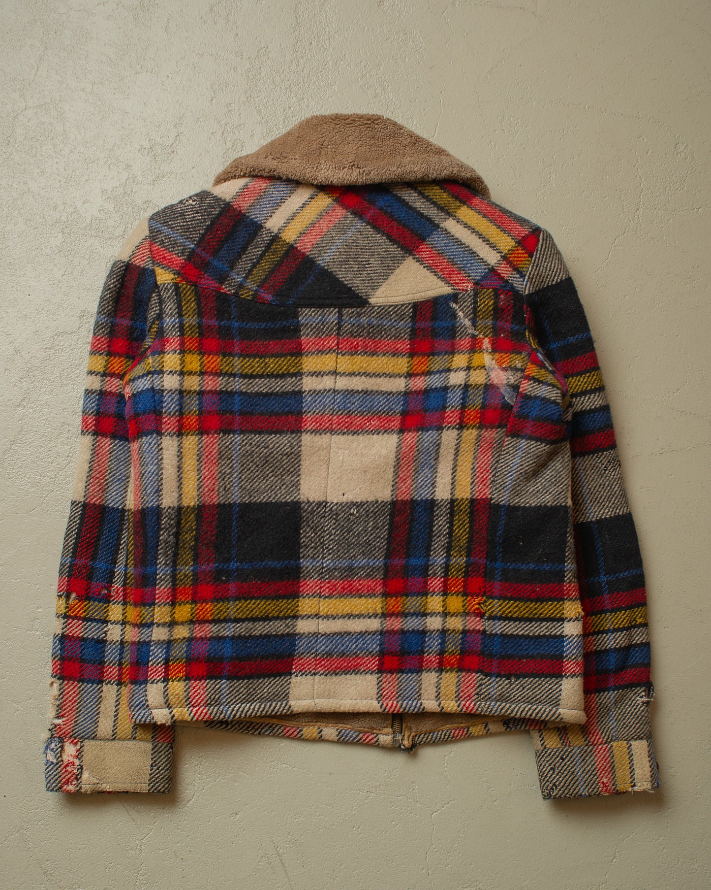 1960s thrashed Silverstone Sherpa Lined Jacket multi - M