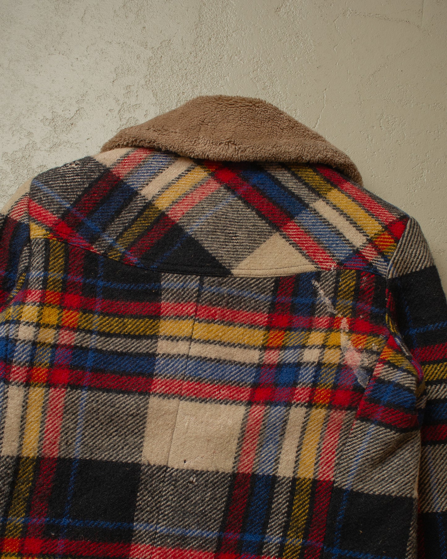 1960s thrashed Silverstone Sherpa Lined Jacket multi - M