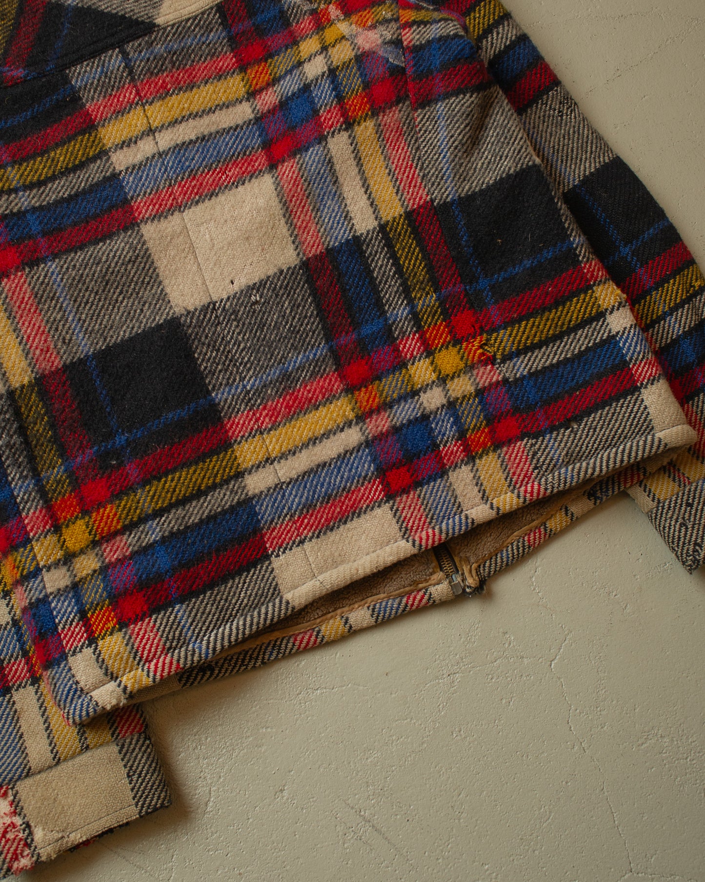 1960s thrashed Silverstone Sherpa Lined Jacket multi - M