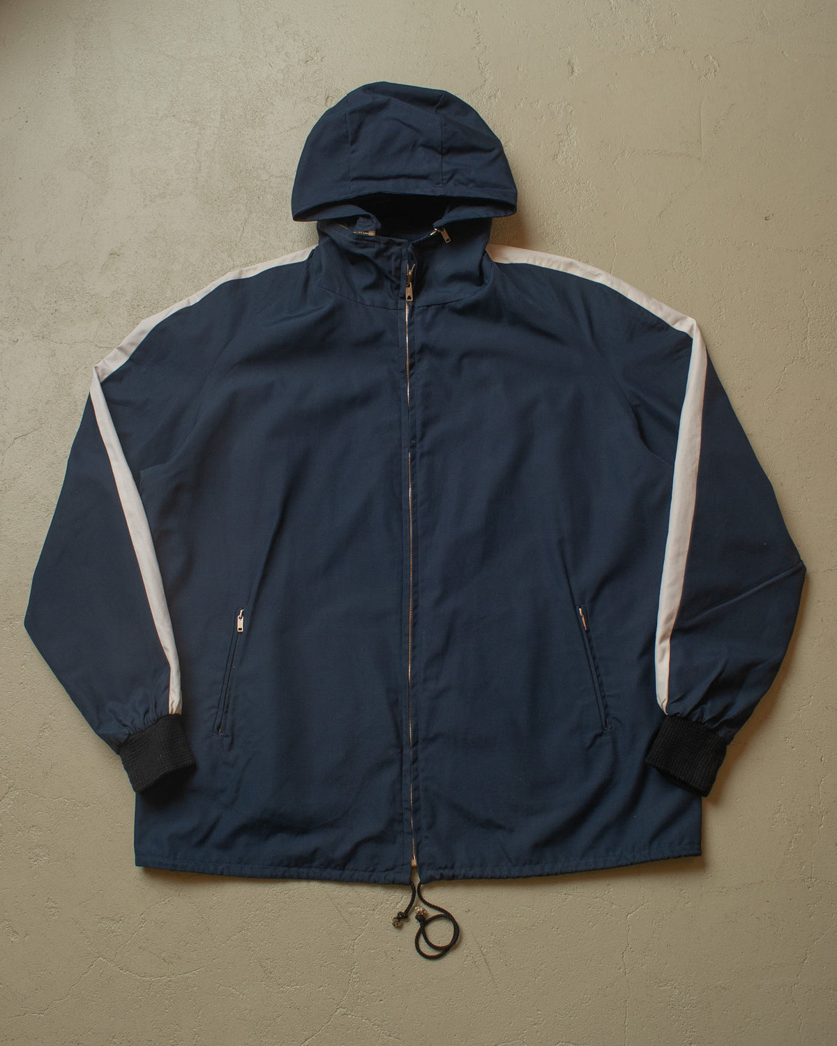 1950s German Reversible Windbreaker navyblue - L/XL