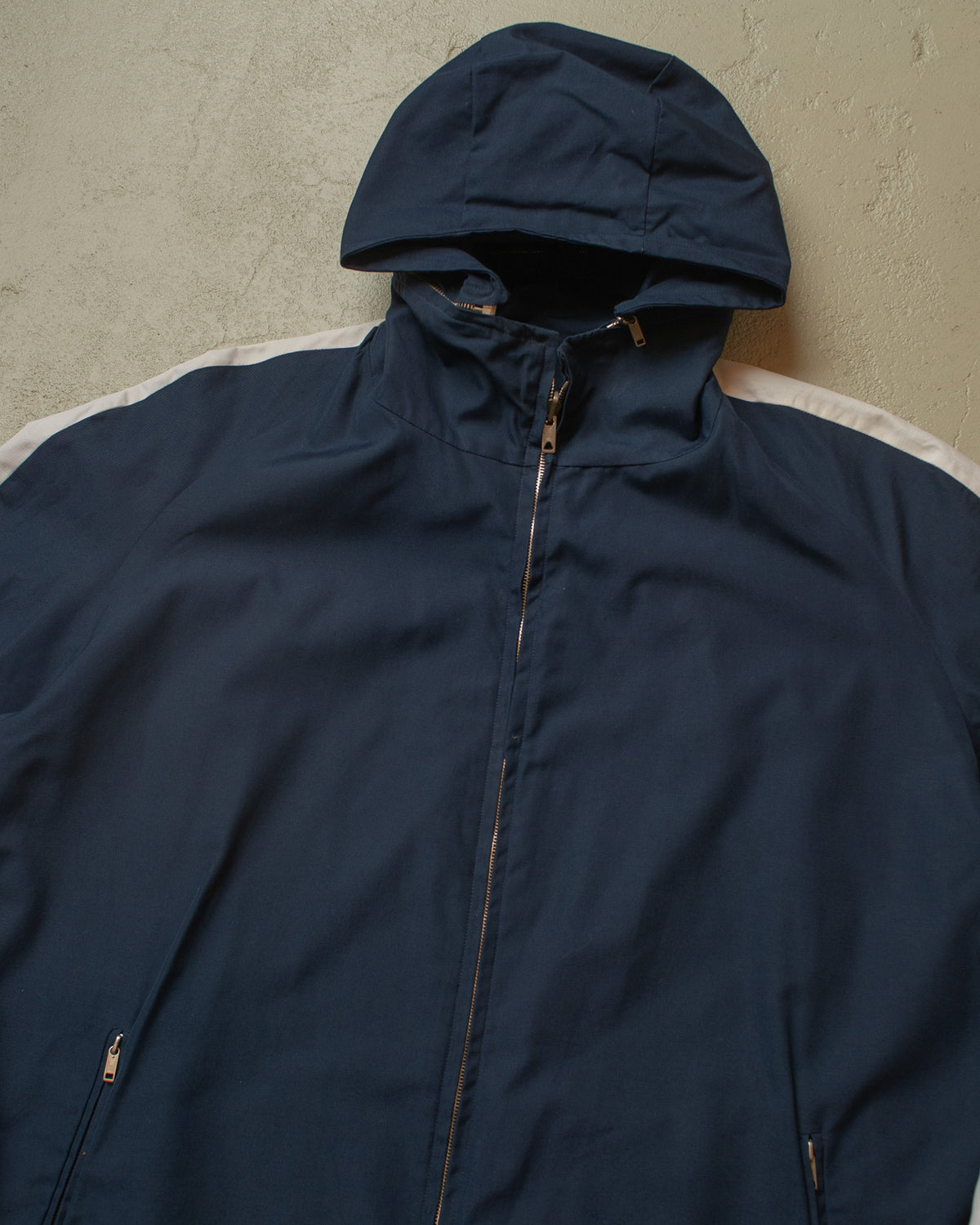 1950s German Reversible Windbreaker navyblue - L/XL