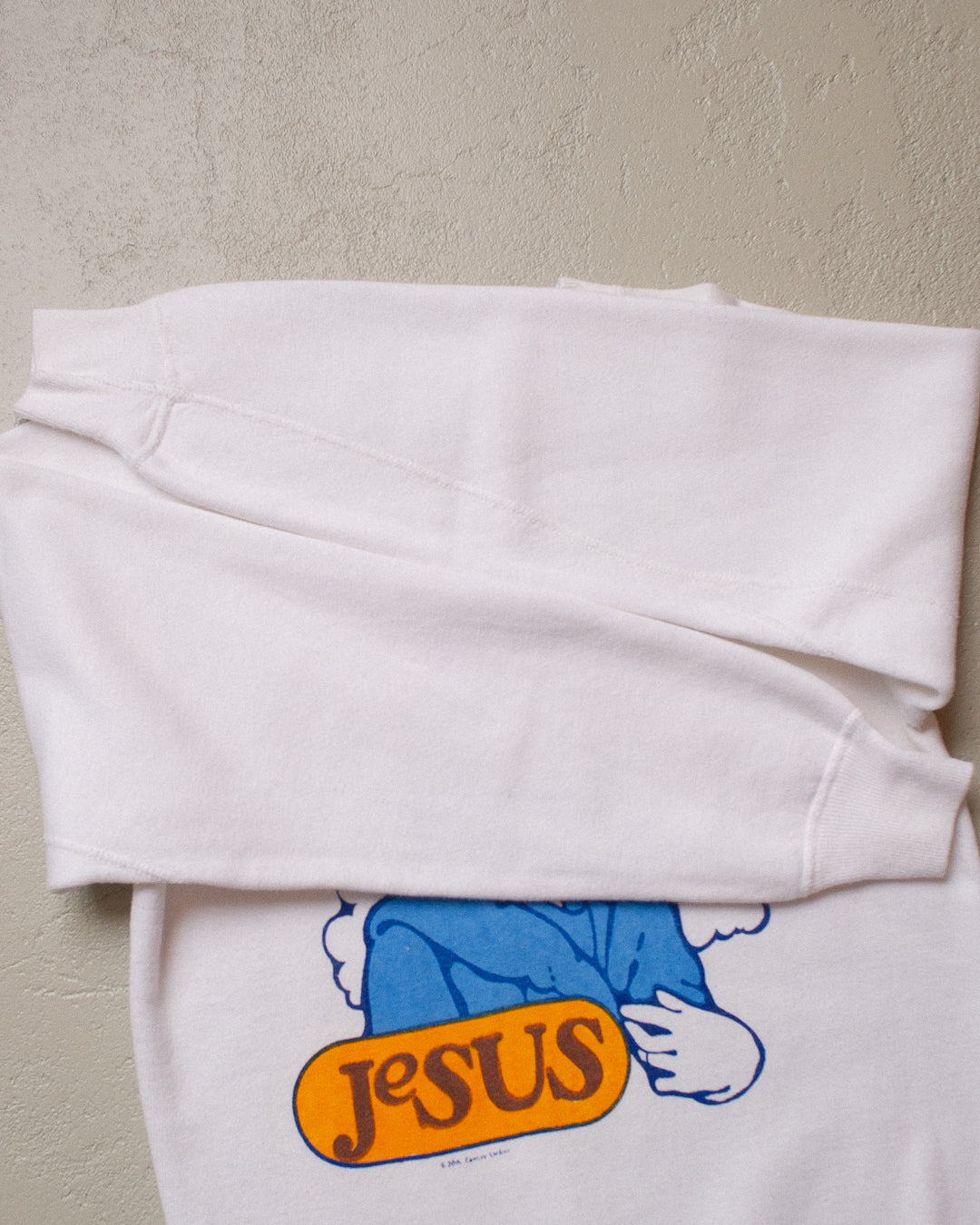 70s Champion Jesus Sweatshirt white - XS/S