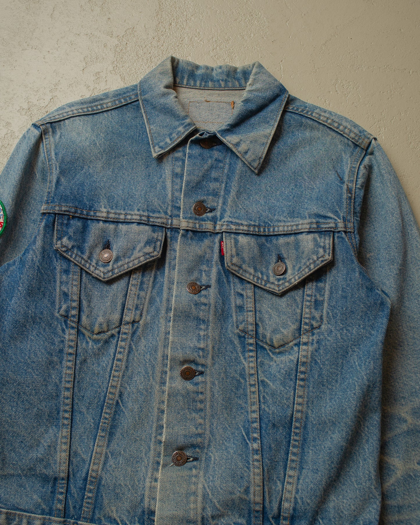 1970s/80s Levi´s Type 3 Denim Jacket blue - S/M