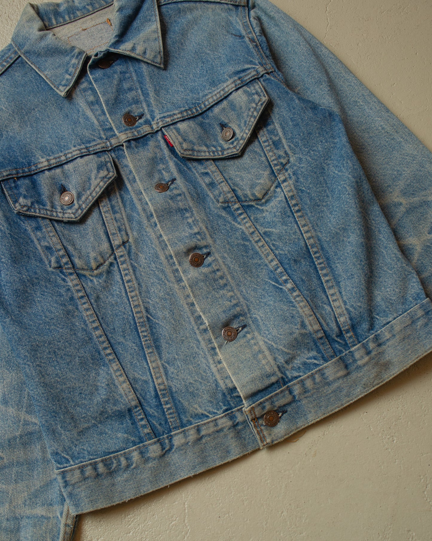 1970s/80s Levi´s Type 3 Denim Jacket blue - S/M