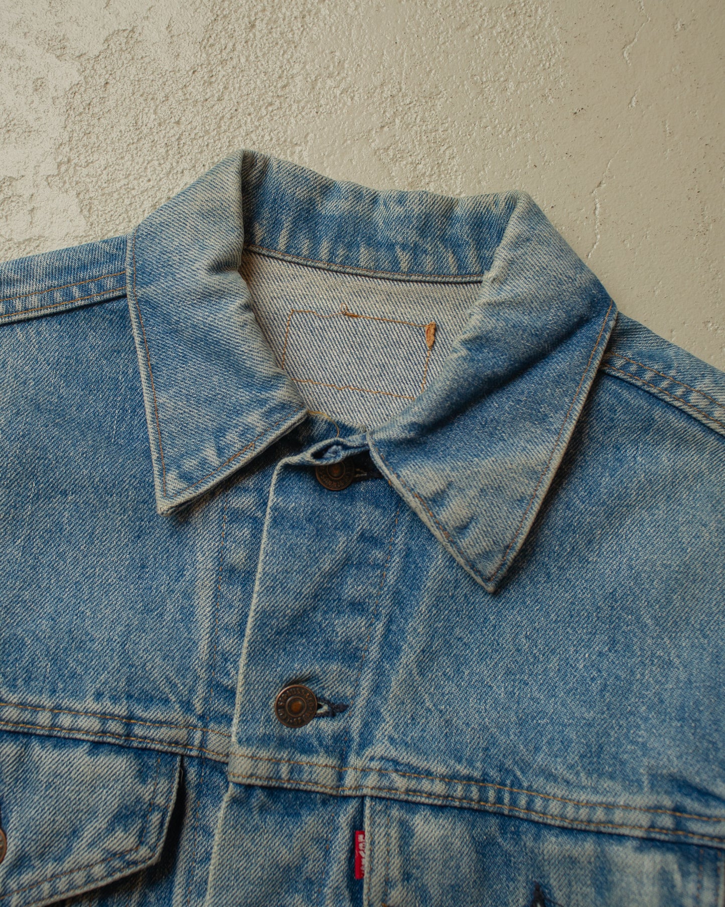 1970s/80s Levi´s Type 3 Denim Jacket blue - S/M