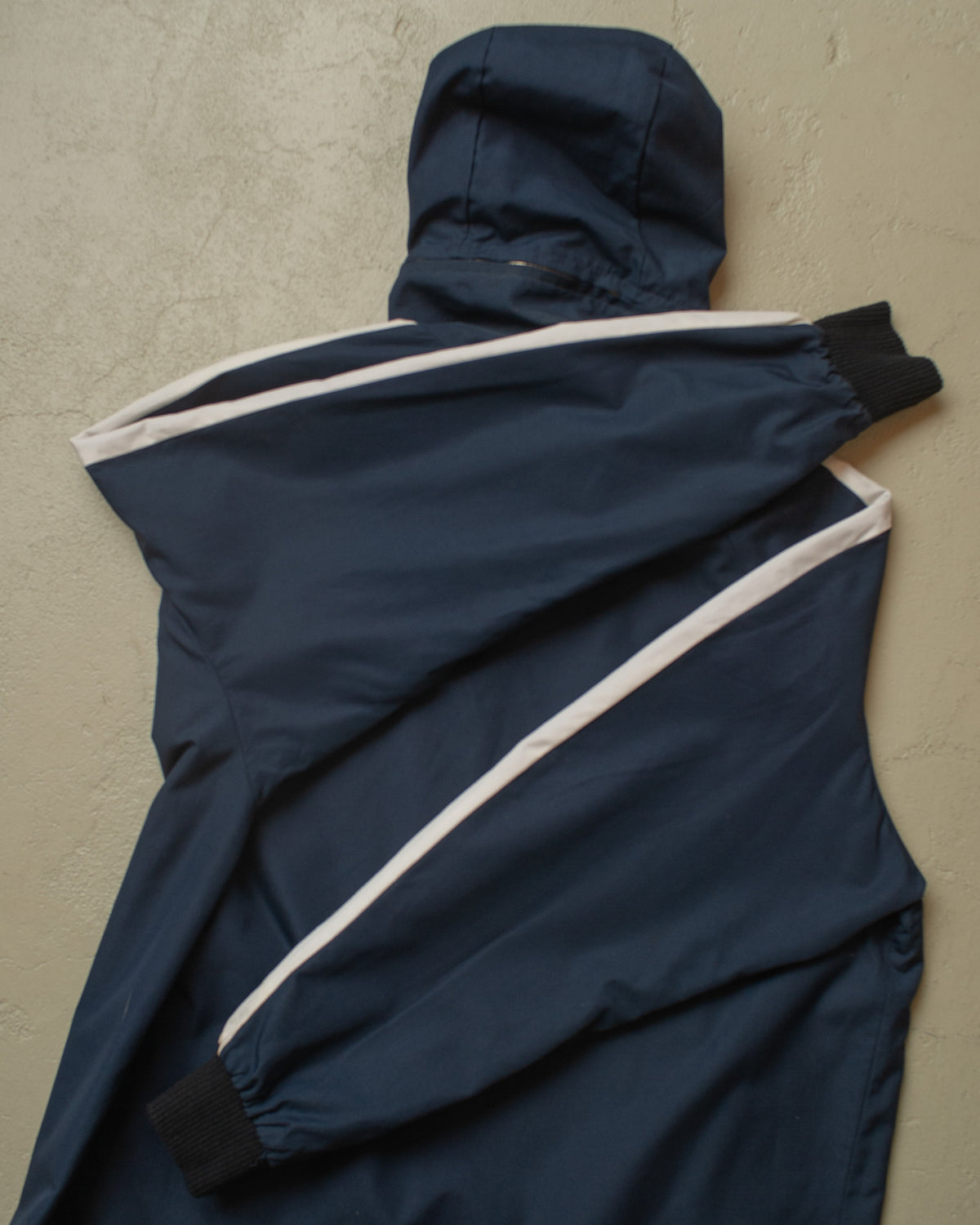 1950s German Reversible Windbreaker navyblue - L/XL