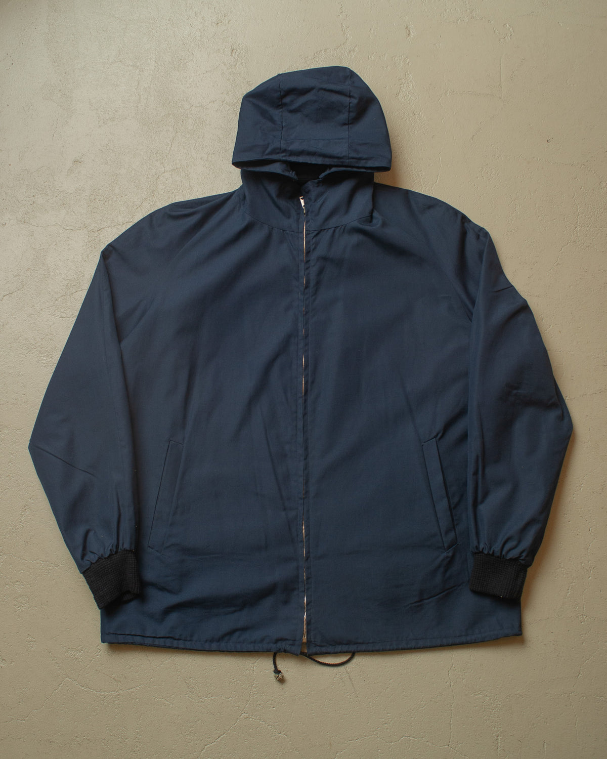 1950s German Reversible Windbreaker navyblue - L/XL