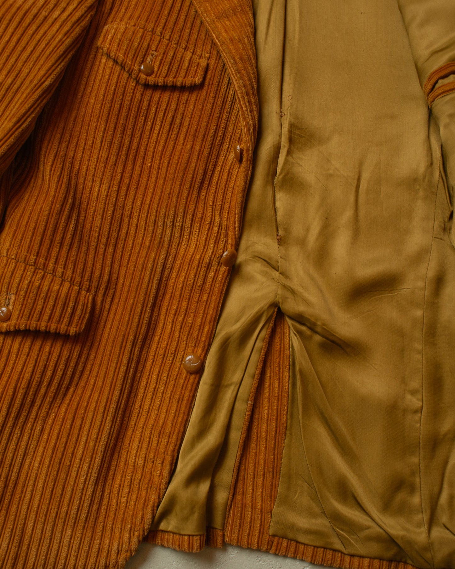 1960s Silverstone Corduroy Jacket brown - L