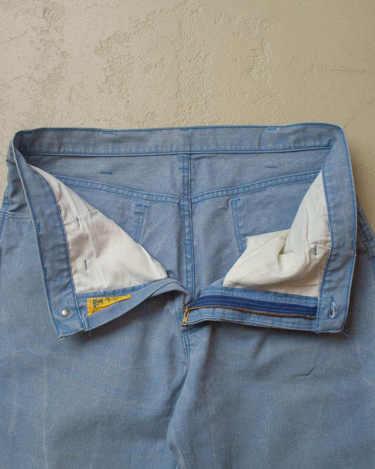 1970s/80s Blue Bell Wrangler Flared Jeans blue - W36 L31,5