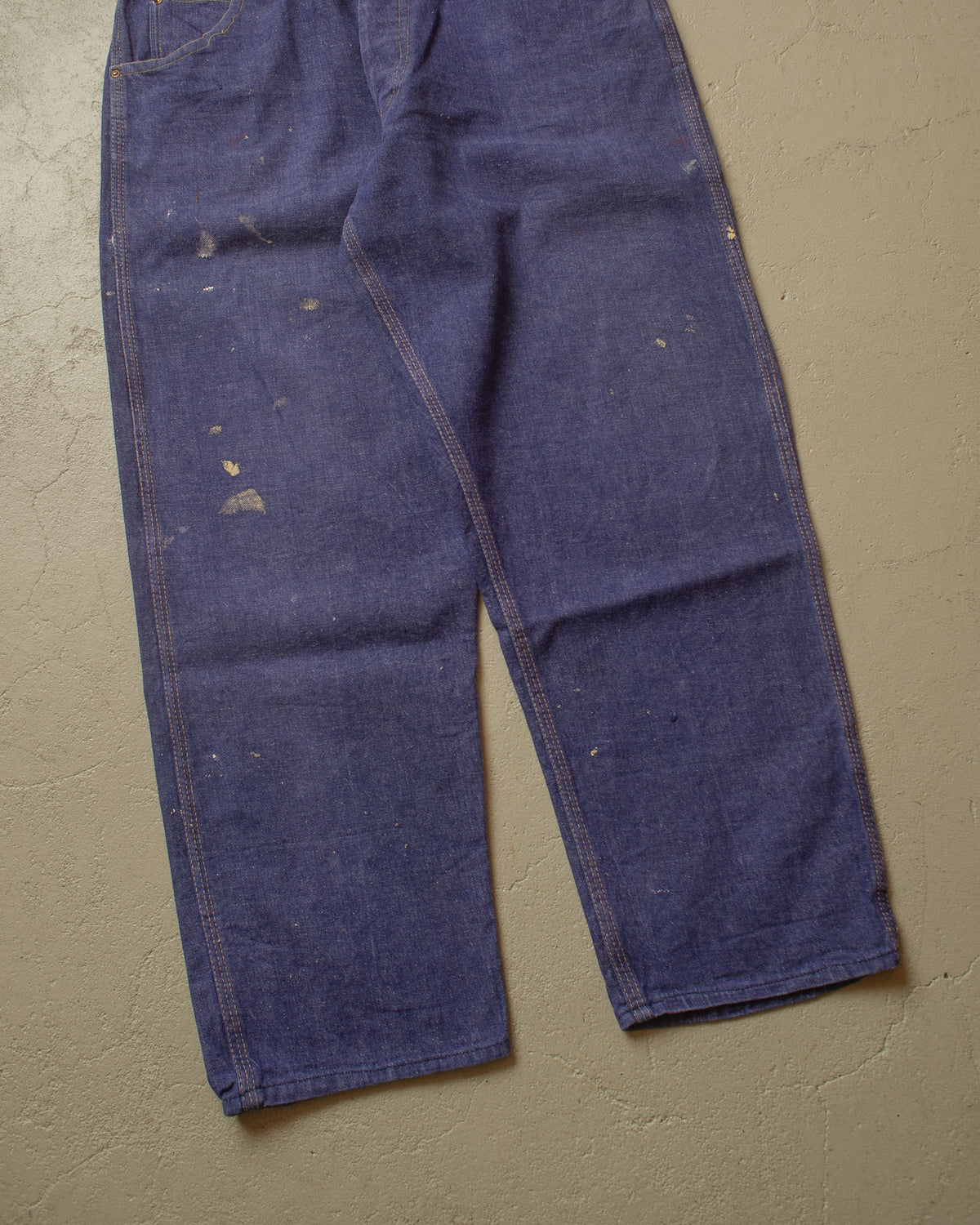 1940s/50s German Denim Work Pants blue - W29,5 L27