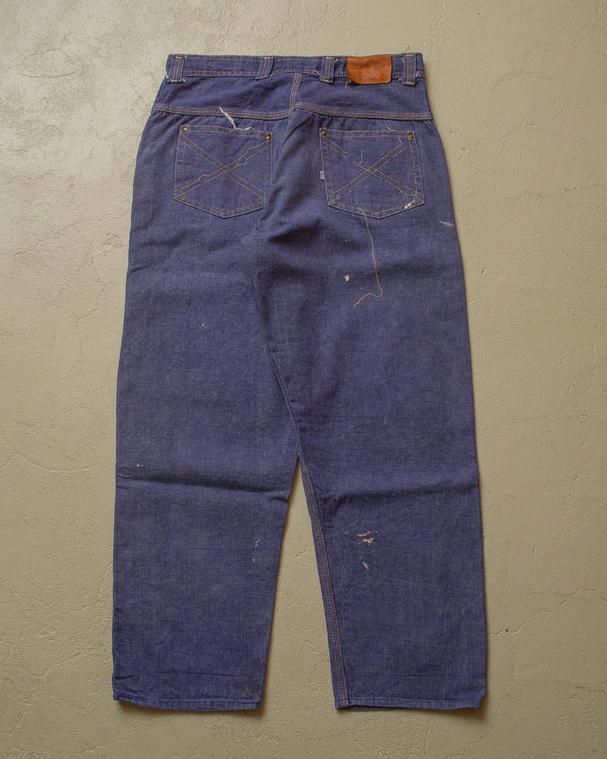1940s/50s German Denim Work Pants blue - W29,5 L27