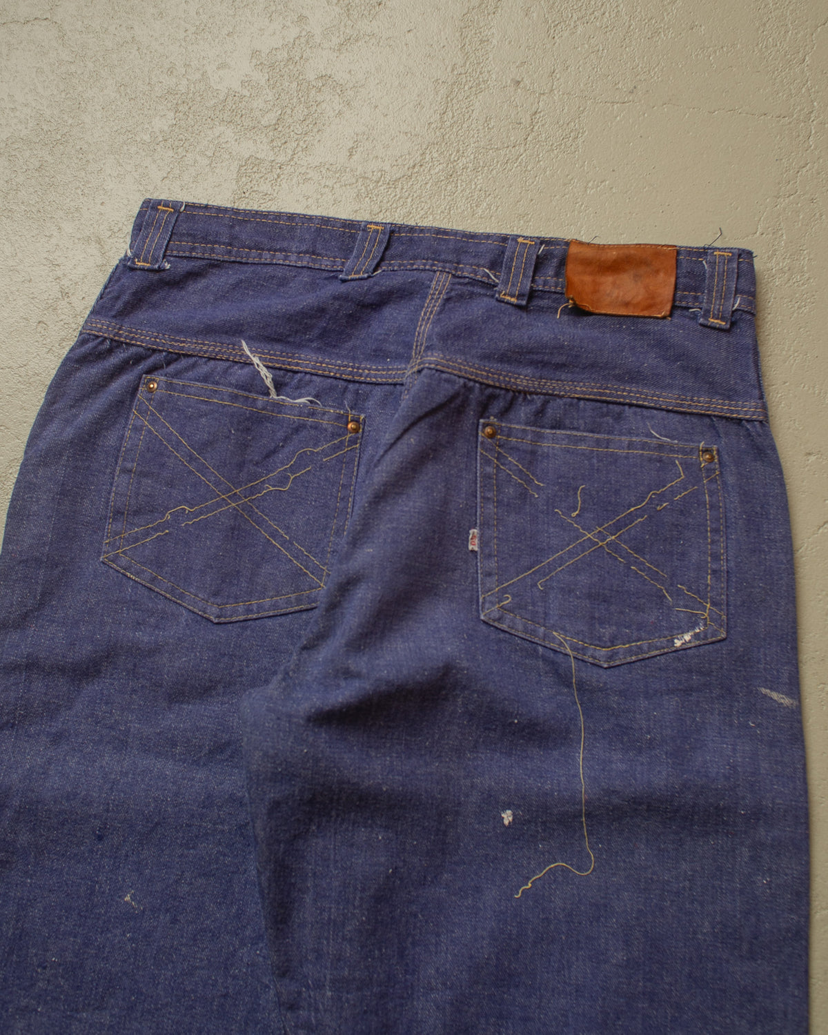 1940s/50s German Denim Work Pants blue - W29,5 L27
