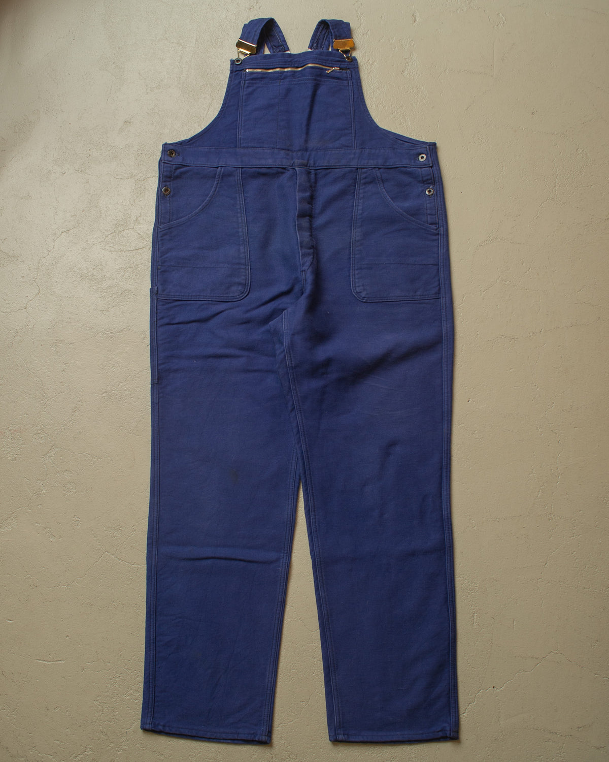 1940s/50s German Moleskin Work Overall blue - W43,5 L32