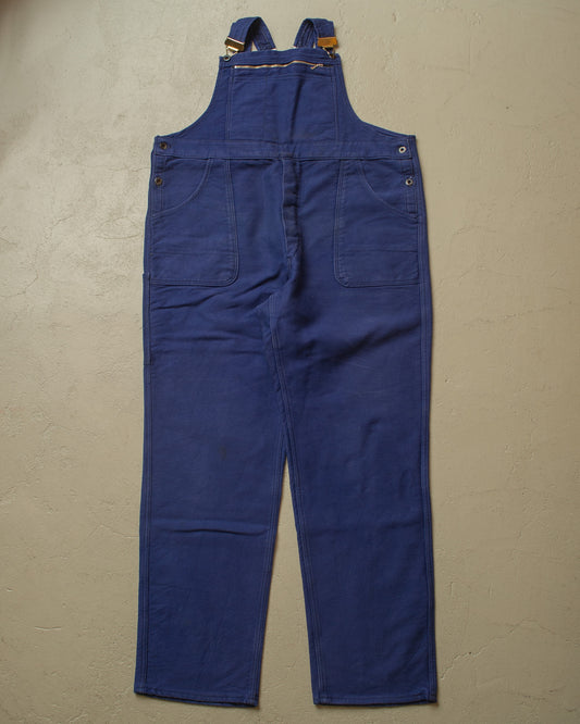 1940s/50s German Moleskin Work Overall blue - W43,5 L32