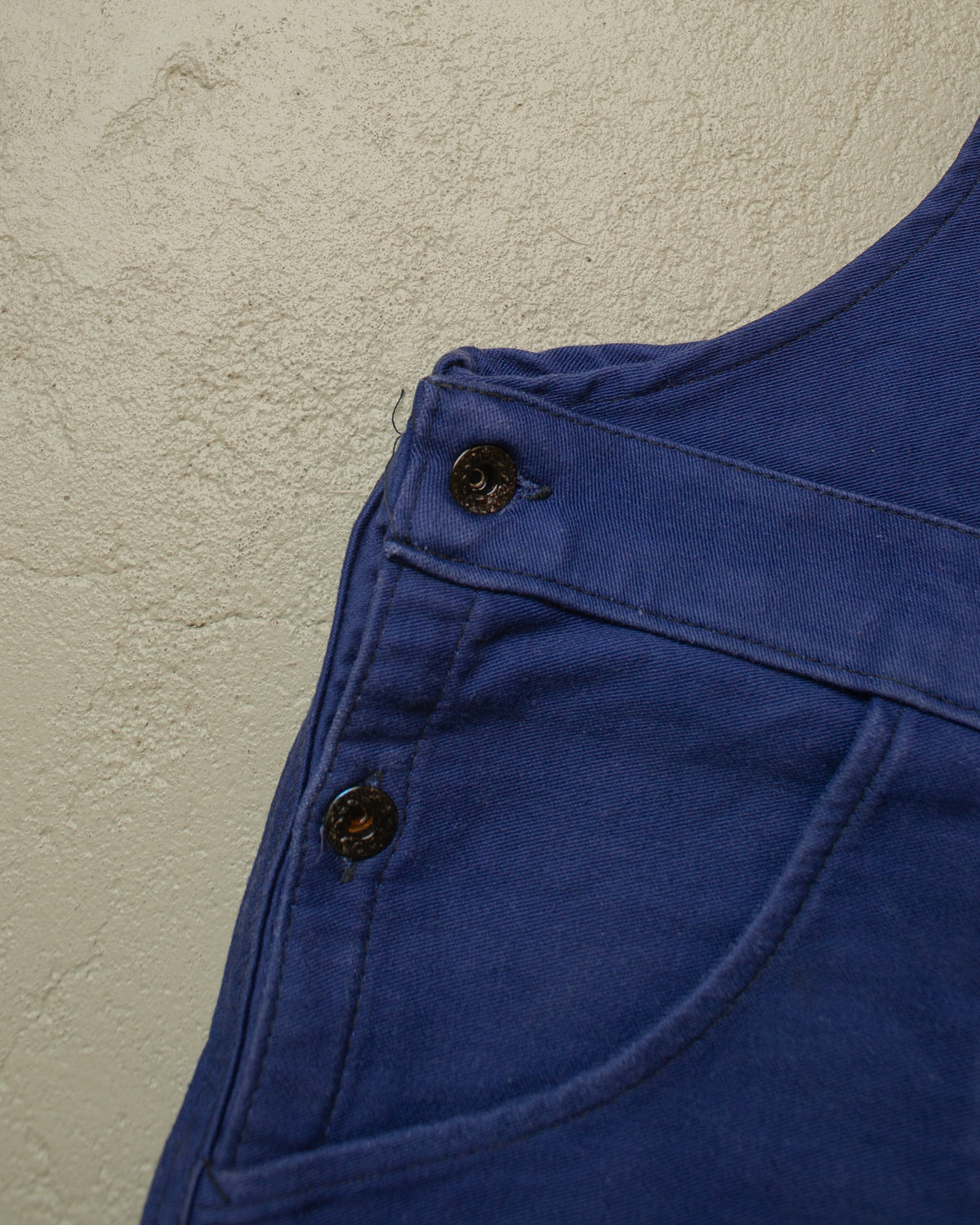 1940s/50s German Moleskin Work Overall blue - W43,5 L32