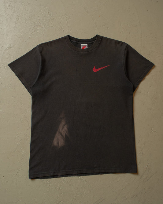 1990s faded Nike T-shirt black - M