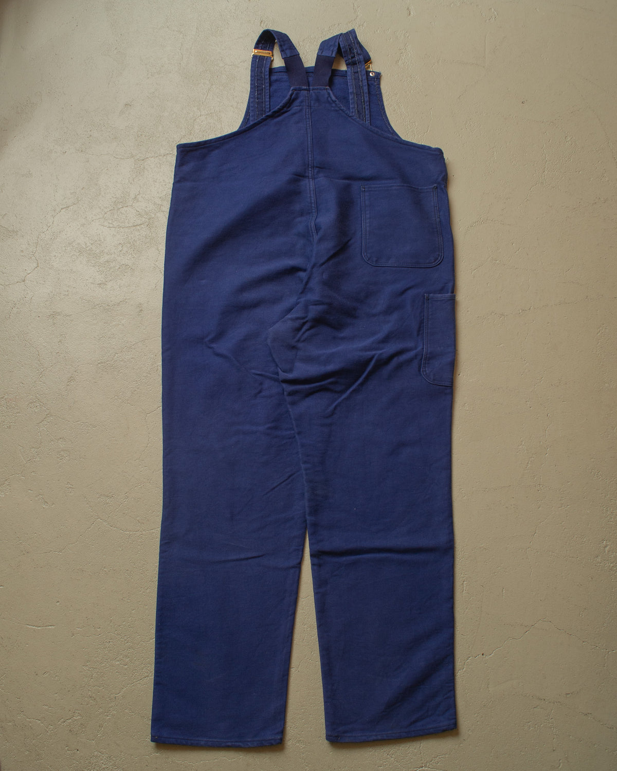 1940s/50s German Moleskin Work Overall blue - W43,5 L32