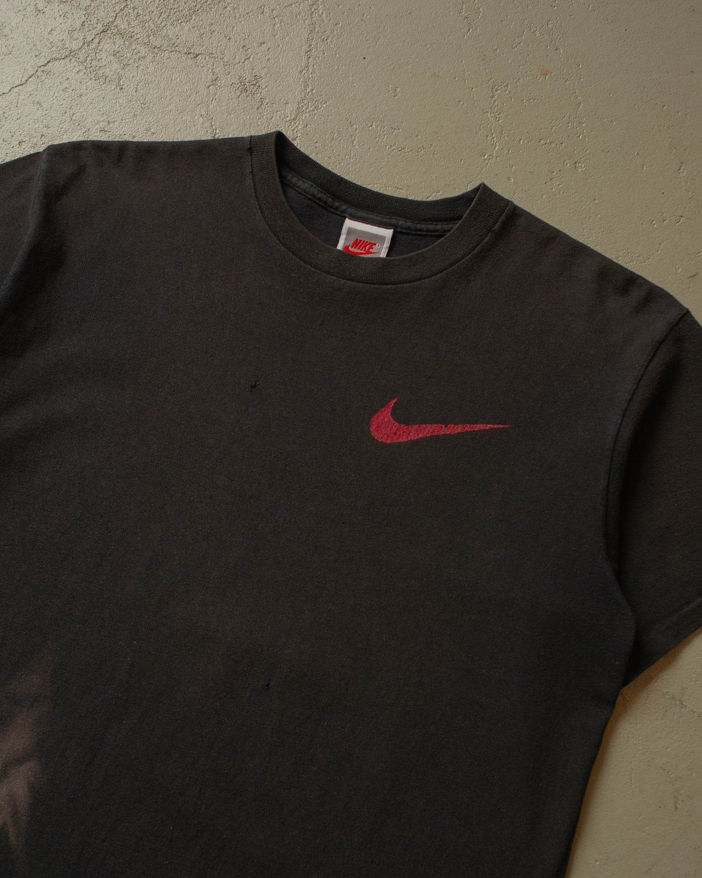 1990s faded Nike T-shirt black - M