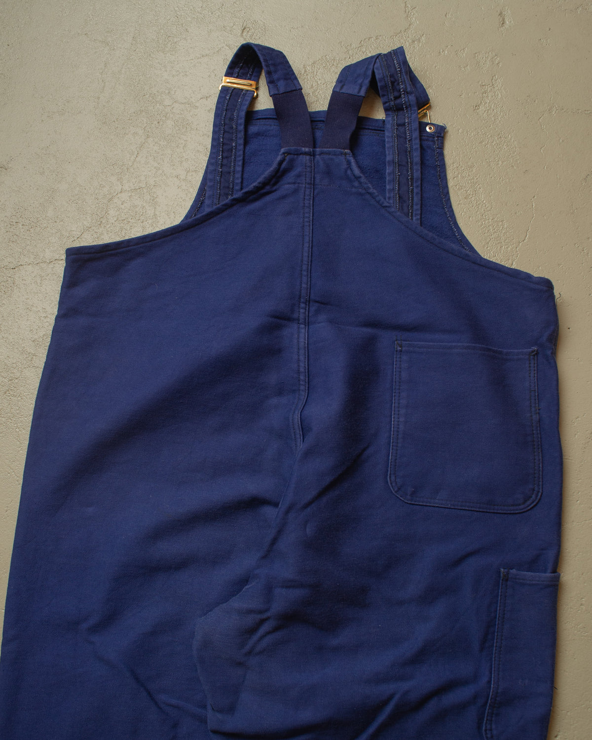 1940s/50s German Moleskin Work Overall blue - W43,5 L32