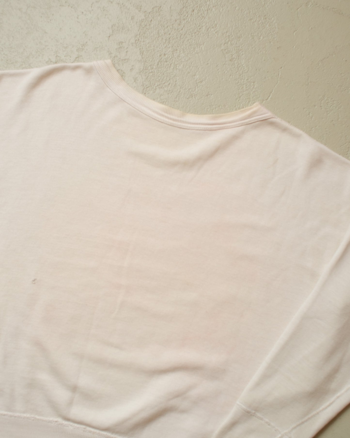 1930s/40s Single V Social Club Sweatshirt white - L/XL