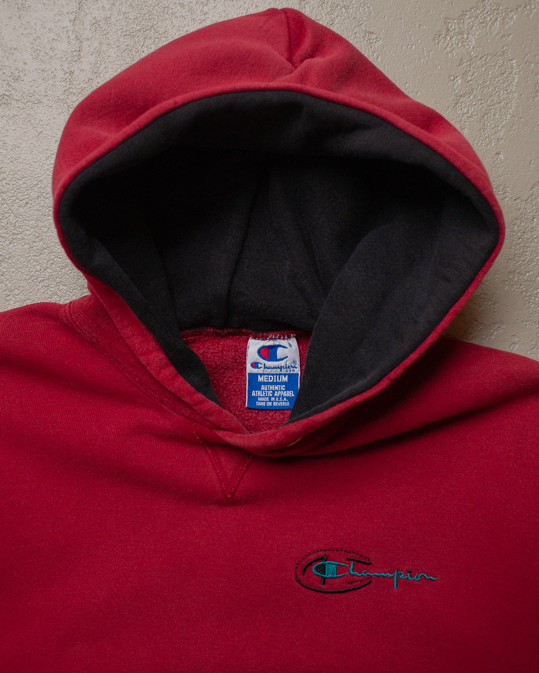 90s Champion Hoodie burgundy - S/M