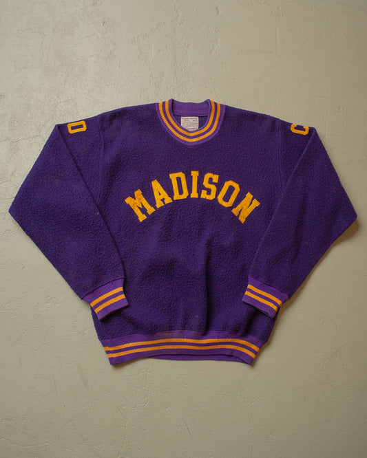 1970s Champion Madison Warm-Up Fleece purple - M/L