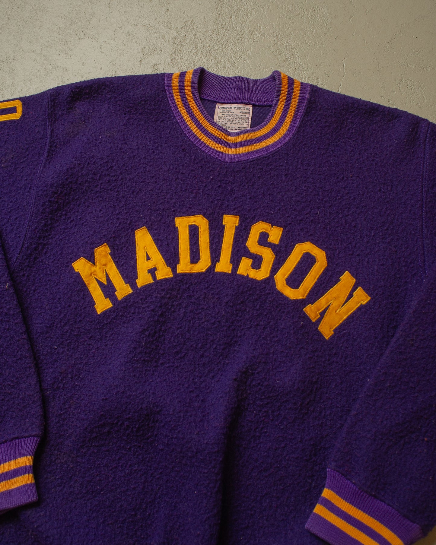 1970s Champion Madison Warm-Up Fleece purple - M/L