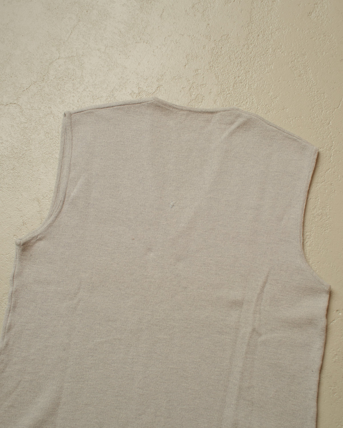 1940s/50s German Wool Knit Vest grey - M/L