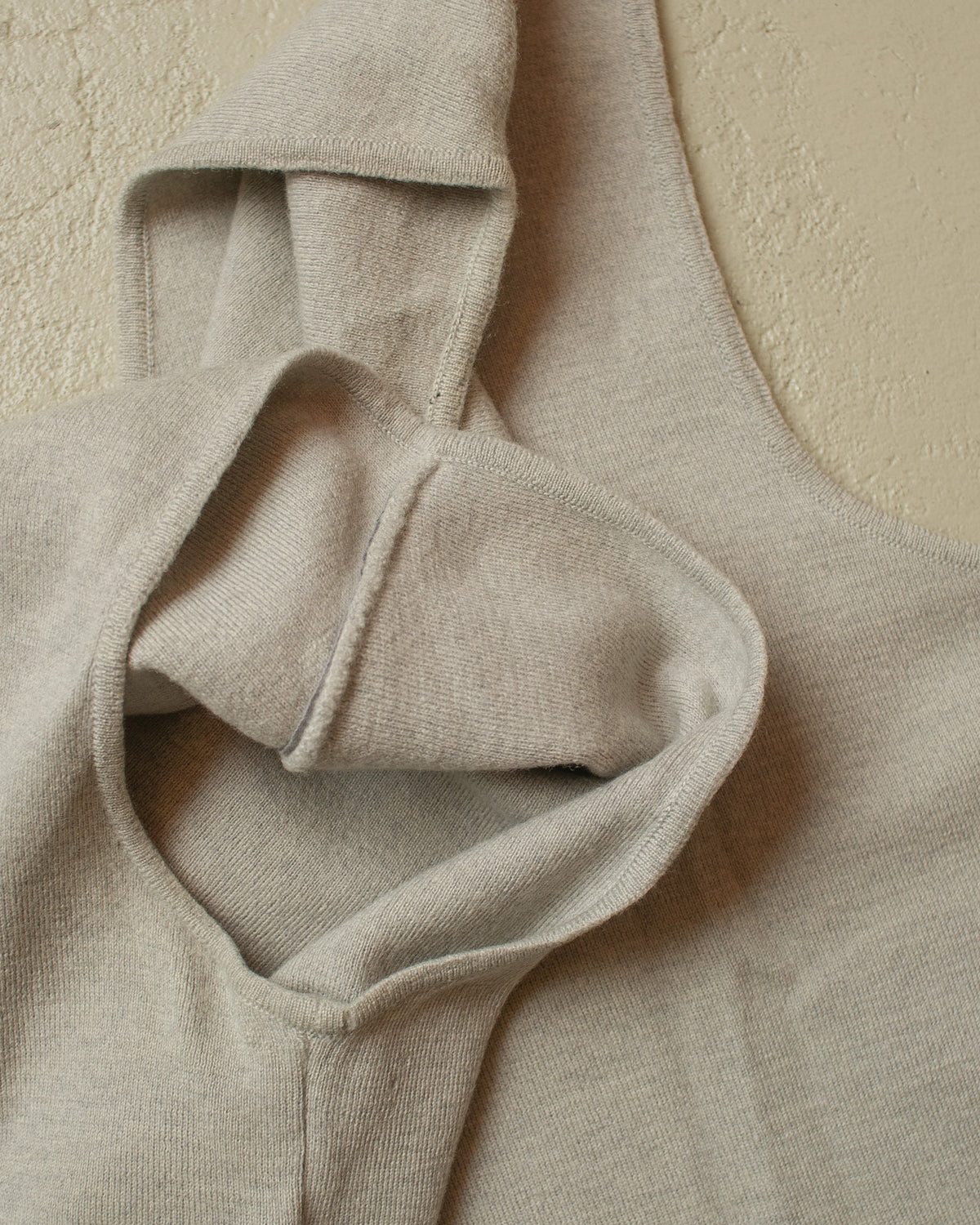 1940s/50s German Wool Knit Vest grey - M/L