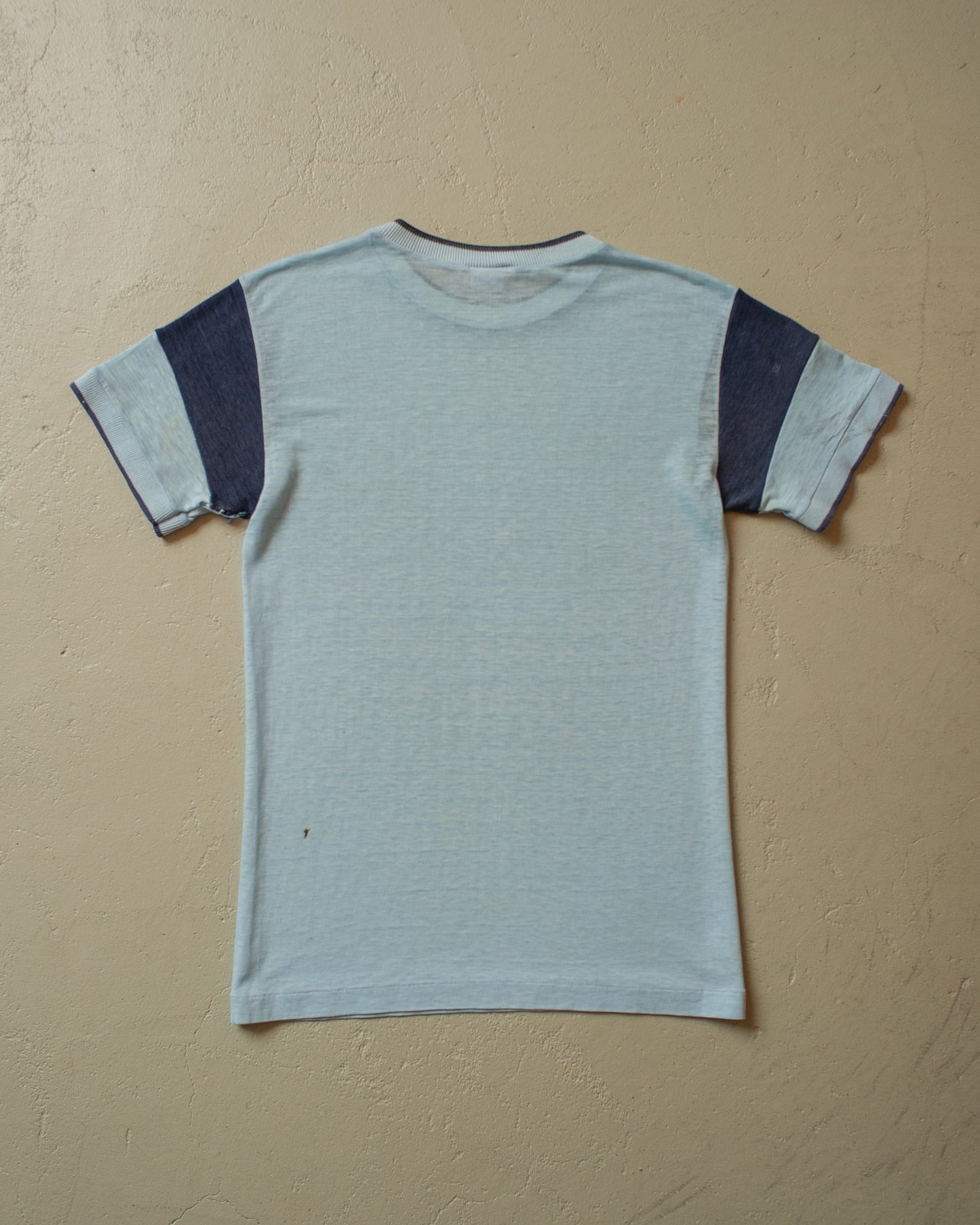 1970s distressed Champion Milwaukee Athletic Club T-shirt blue - S/M