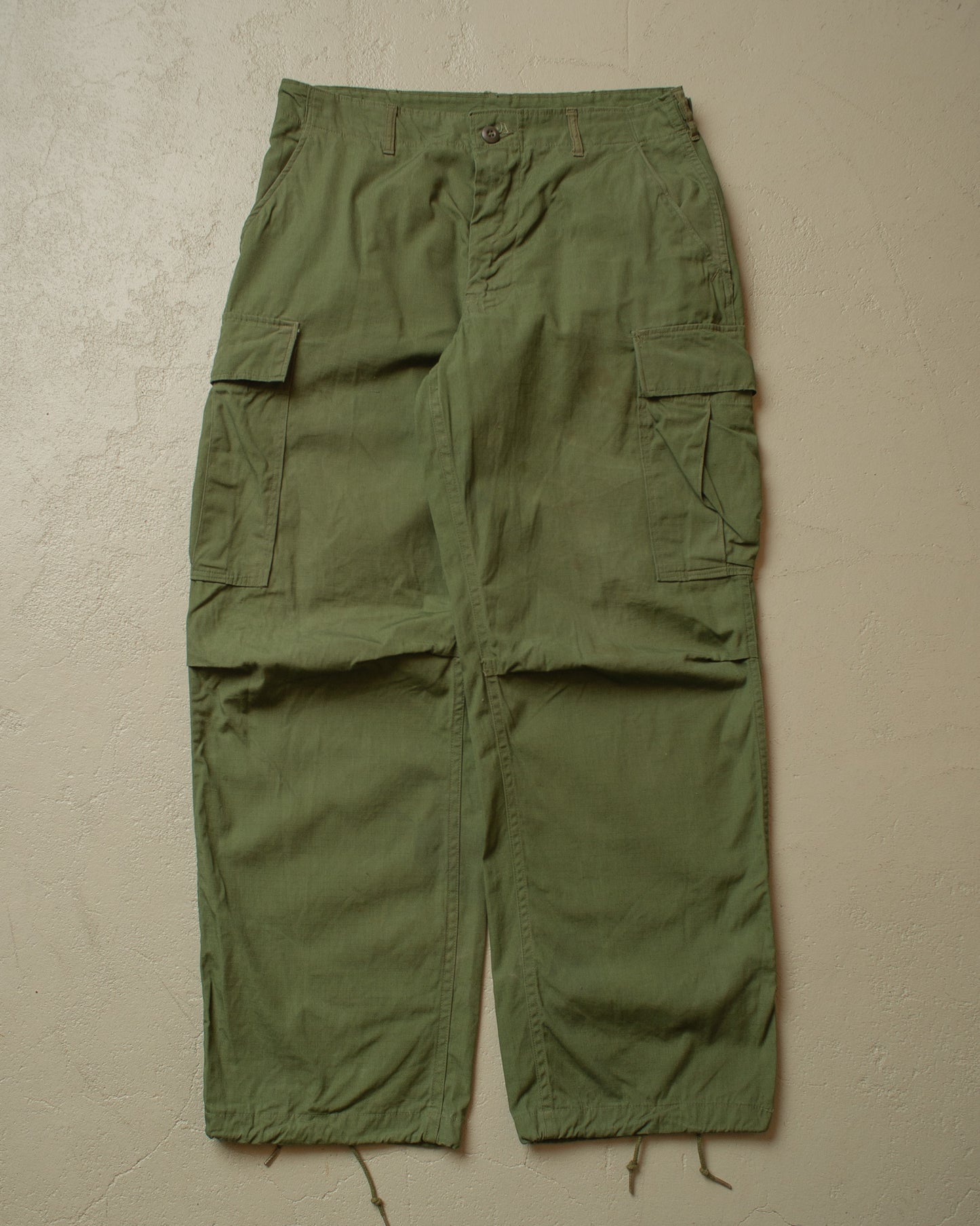 1969 M65 OG-107 Ripstop Pants green - W34 L31