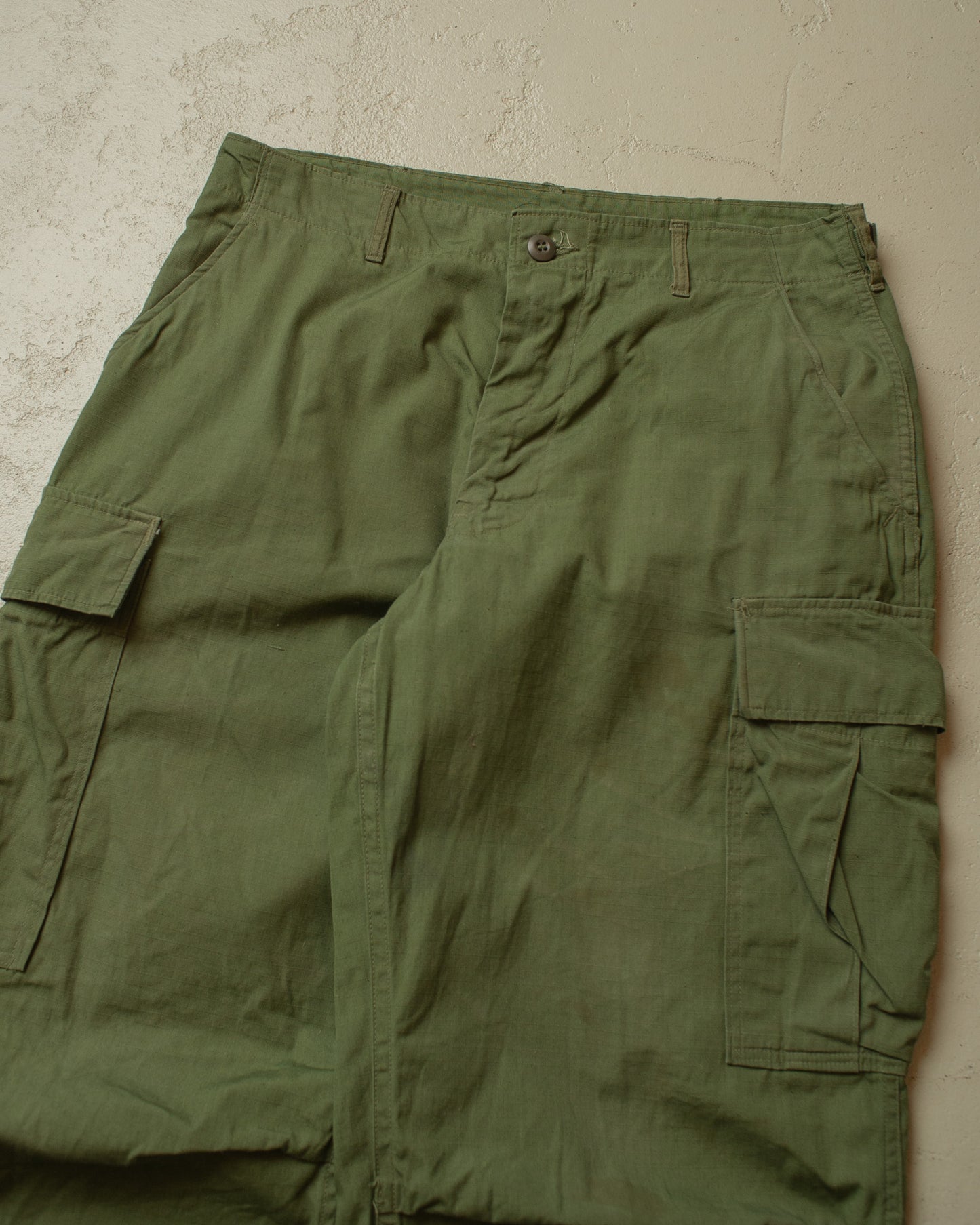 1969 M65 OG-107 Ripstop Pants green - W34 L31